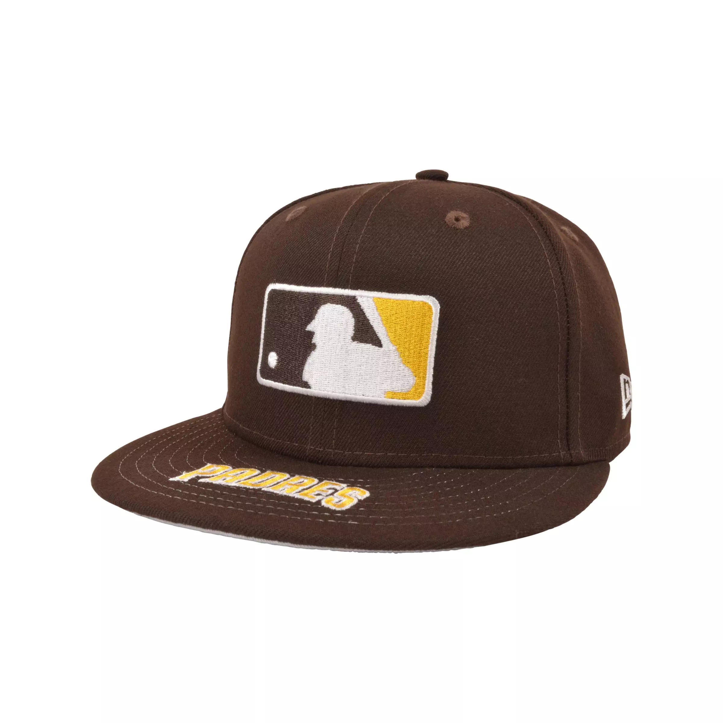 New Era San Diego Padres MLB Logo 59FIFTY Fitted Hat - BROWN