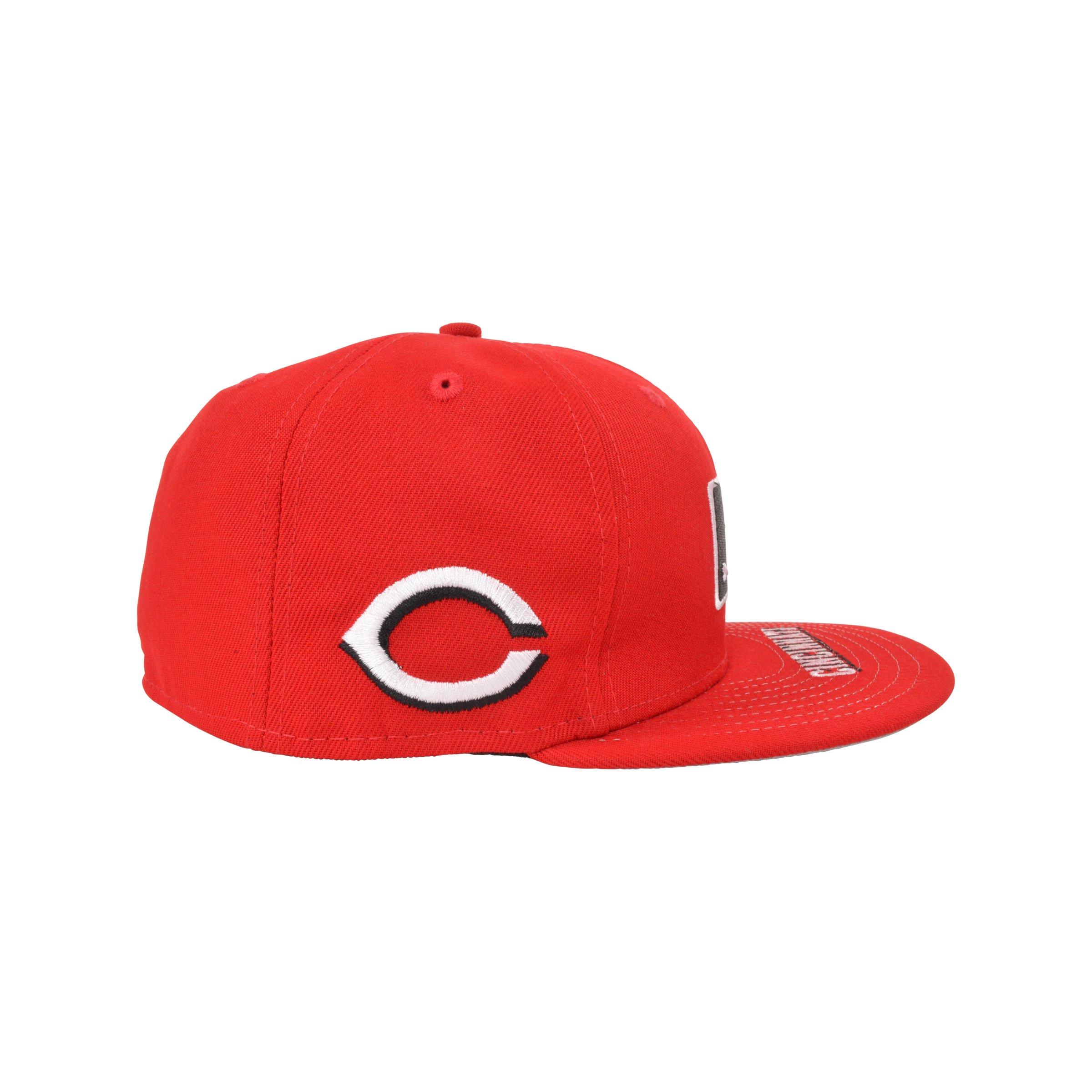 New Era Cincinnati Reds Hat Red Size 7 Cap Mens MLB Baseball Gear