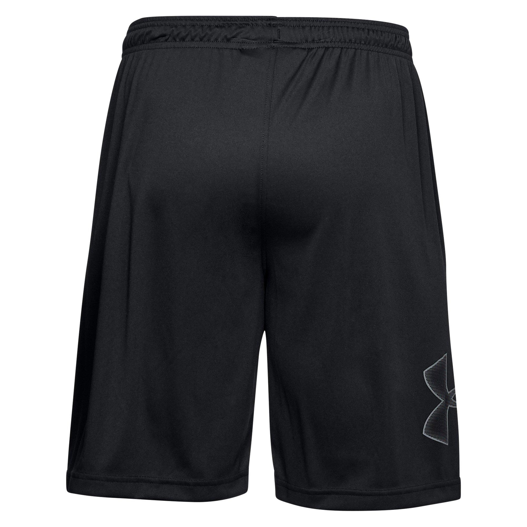 Under Armour Men's Tech Graphic Shorts-Black - Black - BLACK Thumbnail View 8