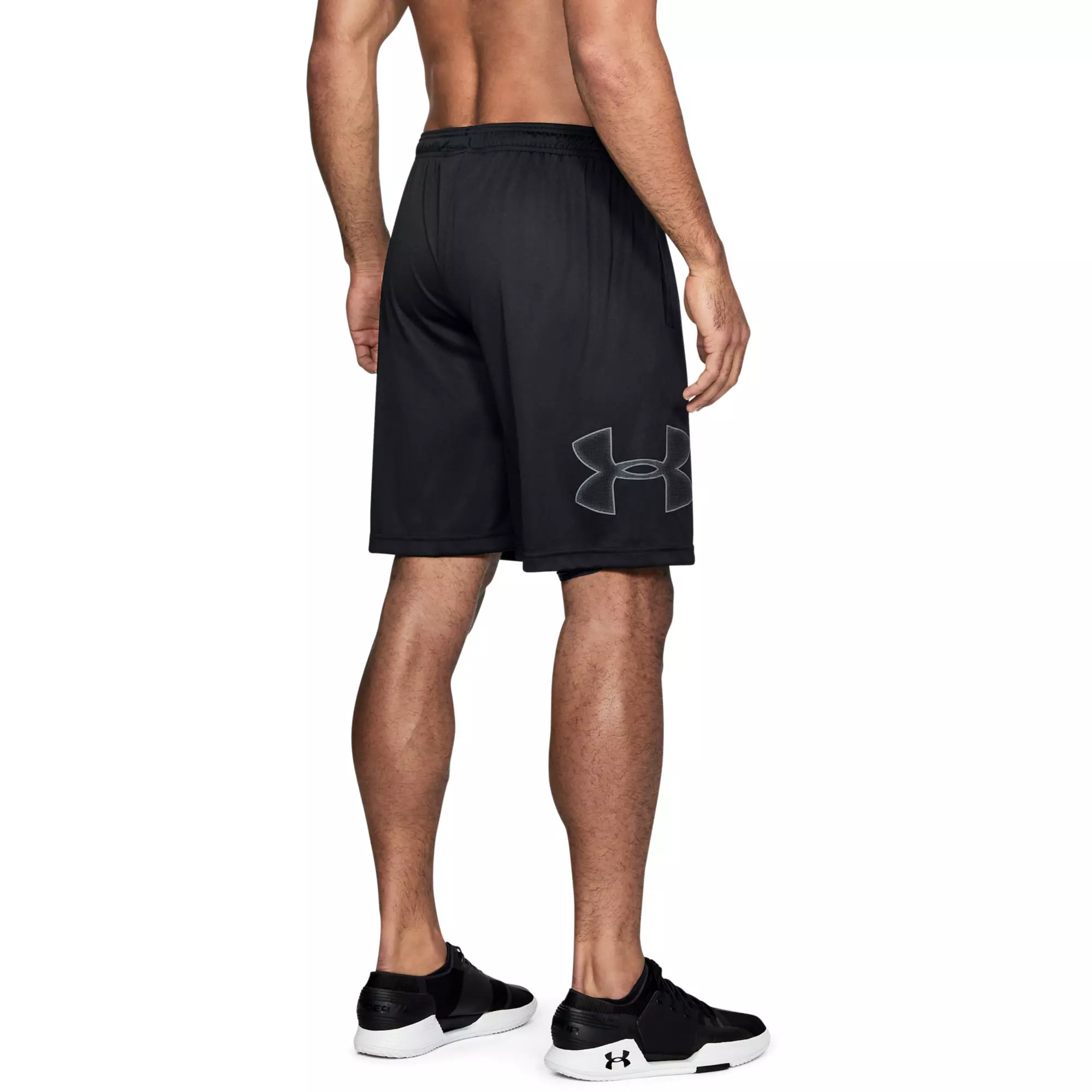 Under Armour Men's Tech Graphic Shorts-Black - Black - BLACK