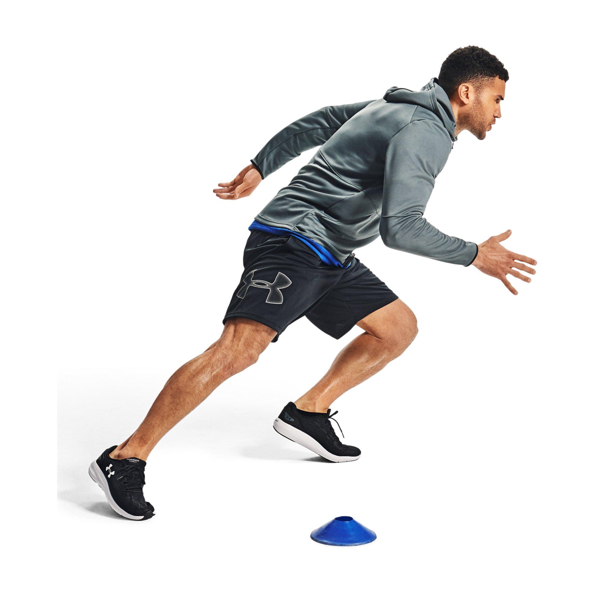 Under Armour Men's Tech Graphic Shorts-Black - Black - BLACK Thumbnail View 6