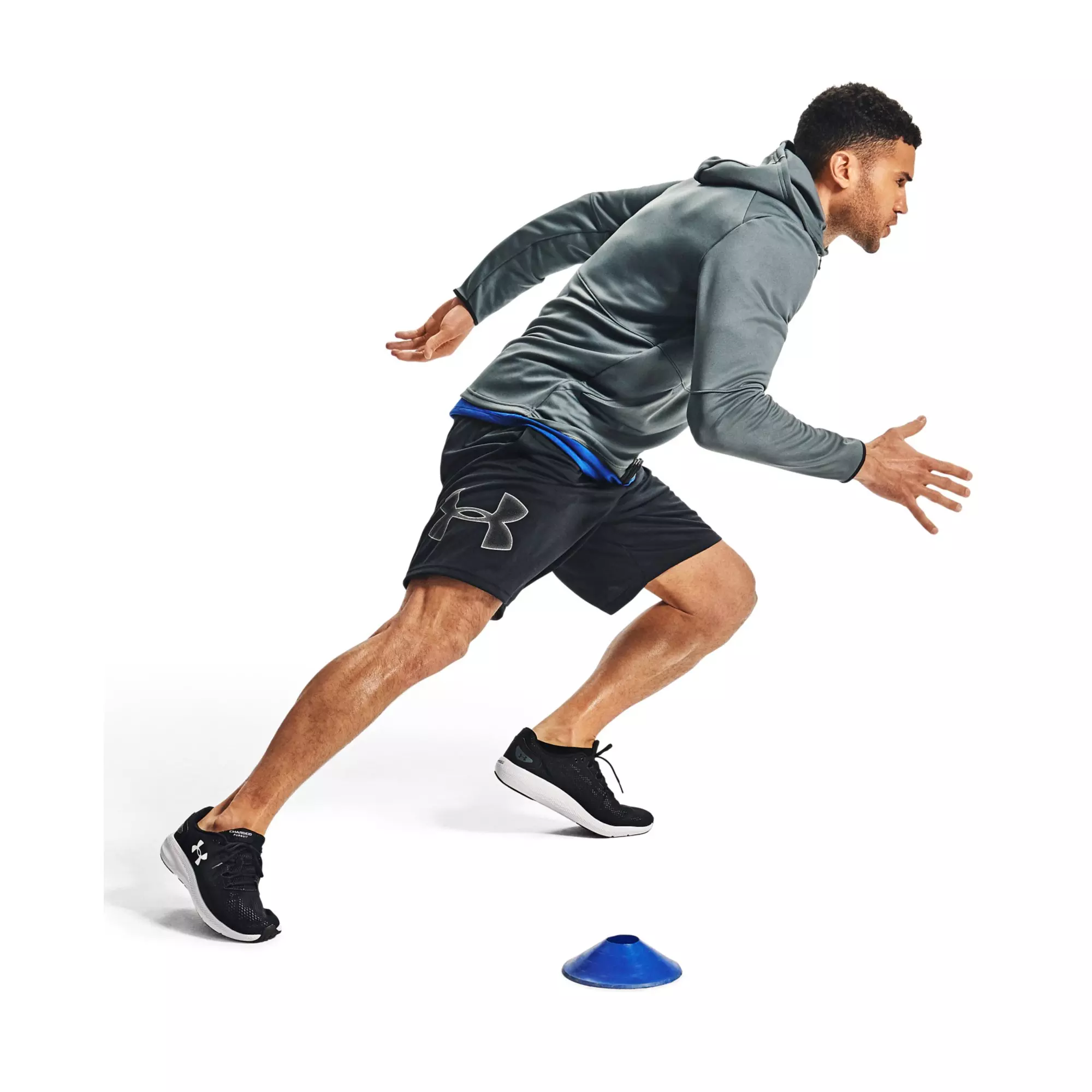 Under Armour Men's Tech Graphic Shorts-Black - Black - BLACK