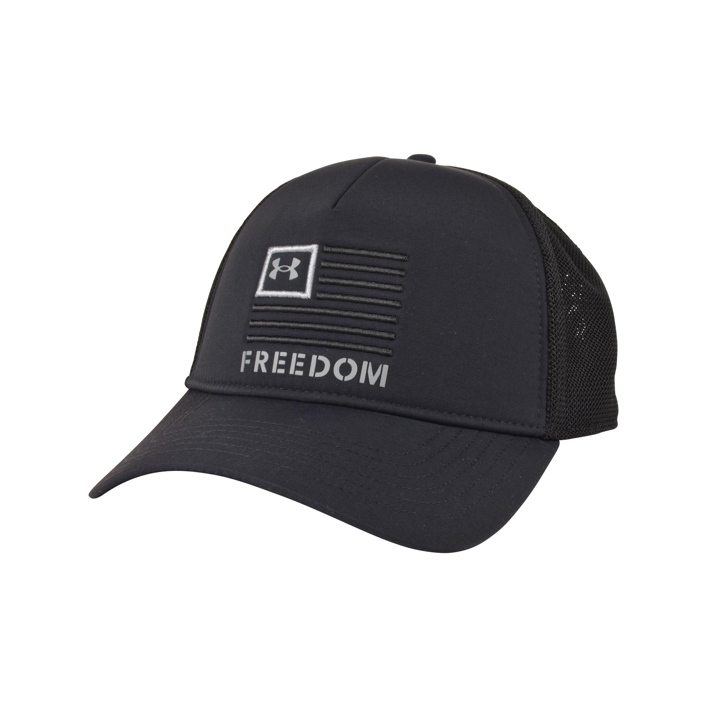 Under Armour Men's Freedom Trucker Snapback Hat - Black/Steel