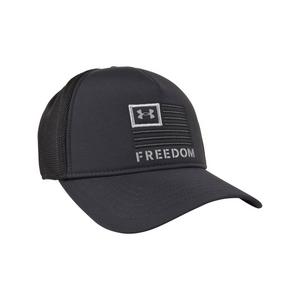 Under Armour Freedom Trucker Snapback Hat - Black/Steel