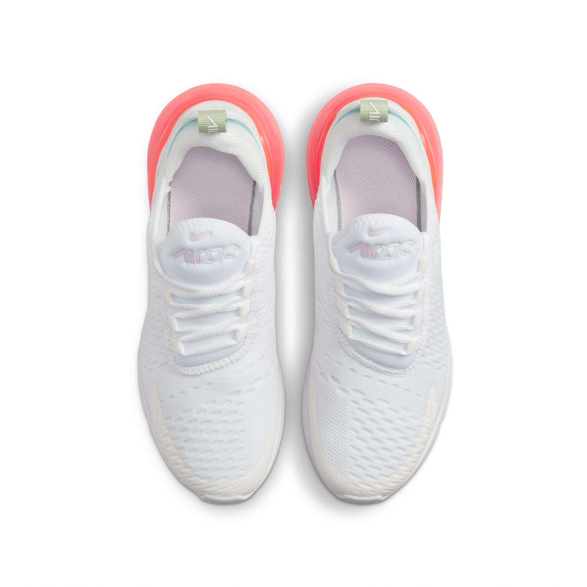 Nike Air Max 270 White/Black/Hyper Royal/Pink Spell Grade School Girls'  Shoe - Hibbett