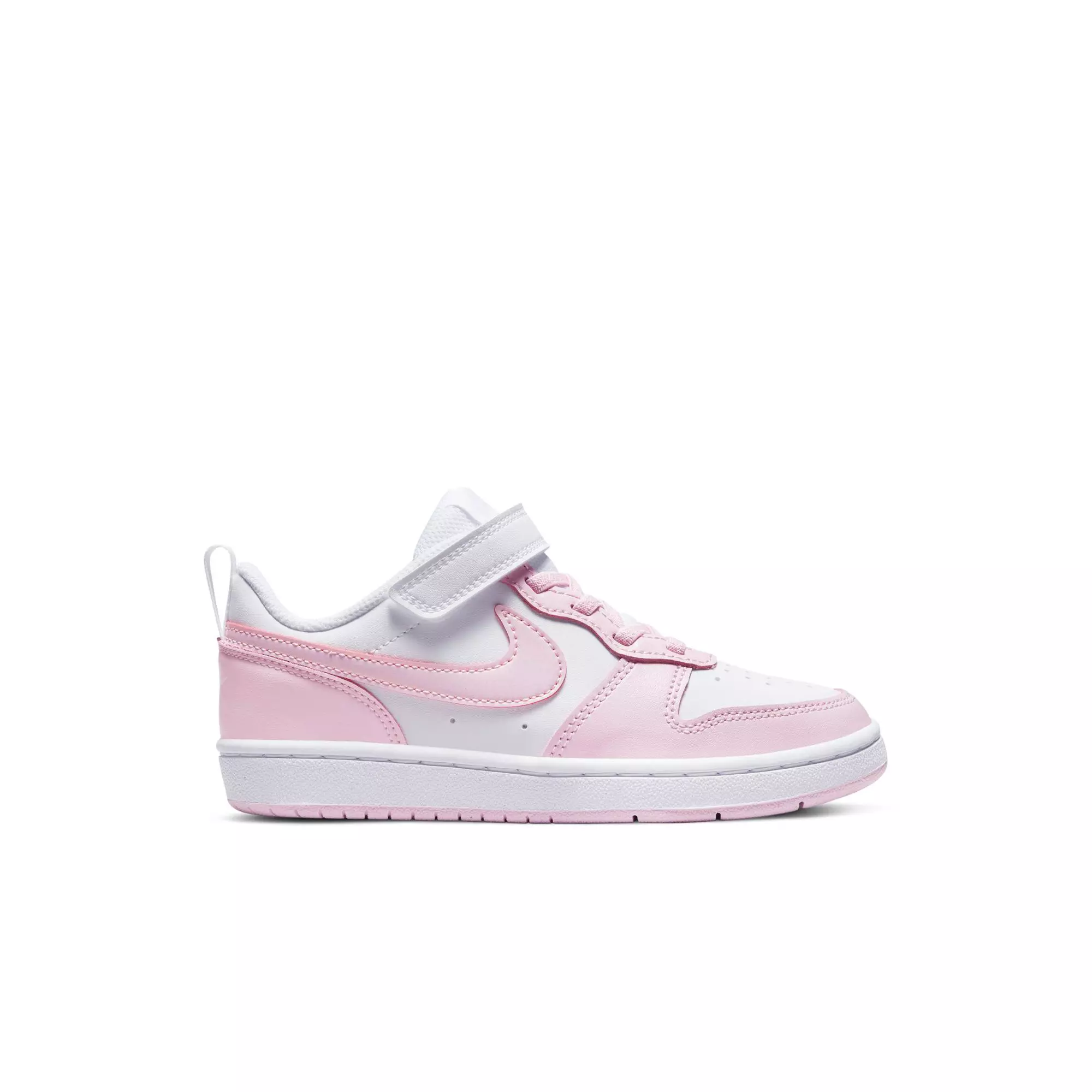 Nike Court Borough Low 2 "White/Pink Foam" Preschool Girls' Shoe - PINK/WHITE