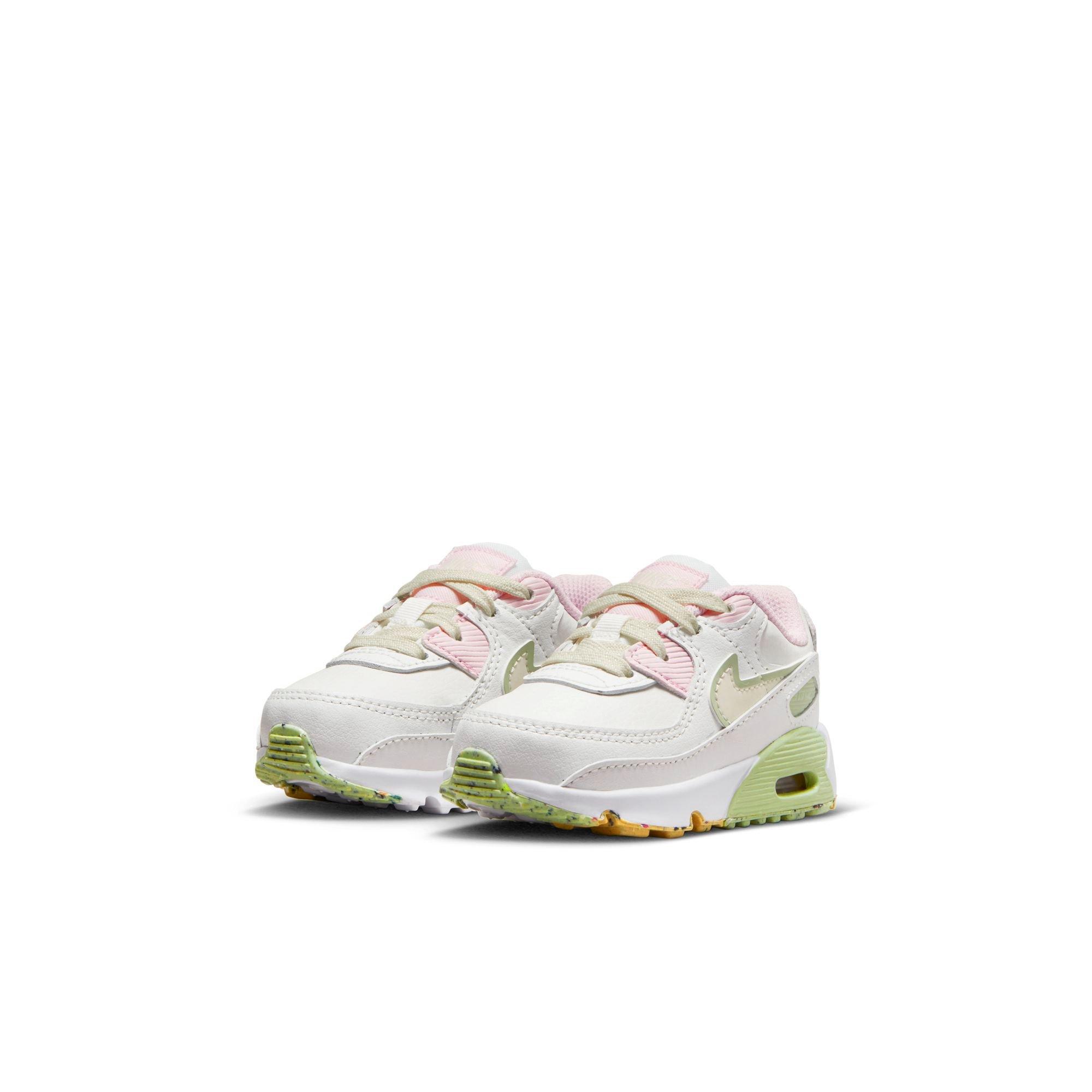 Nike Air Max 90 LTR SE Toddler Girls' Summit White/Coconut Milk/Pink Foam Shoe