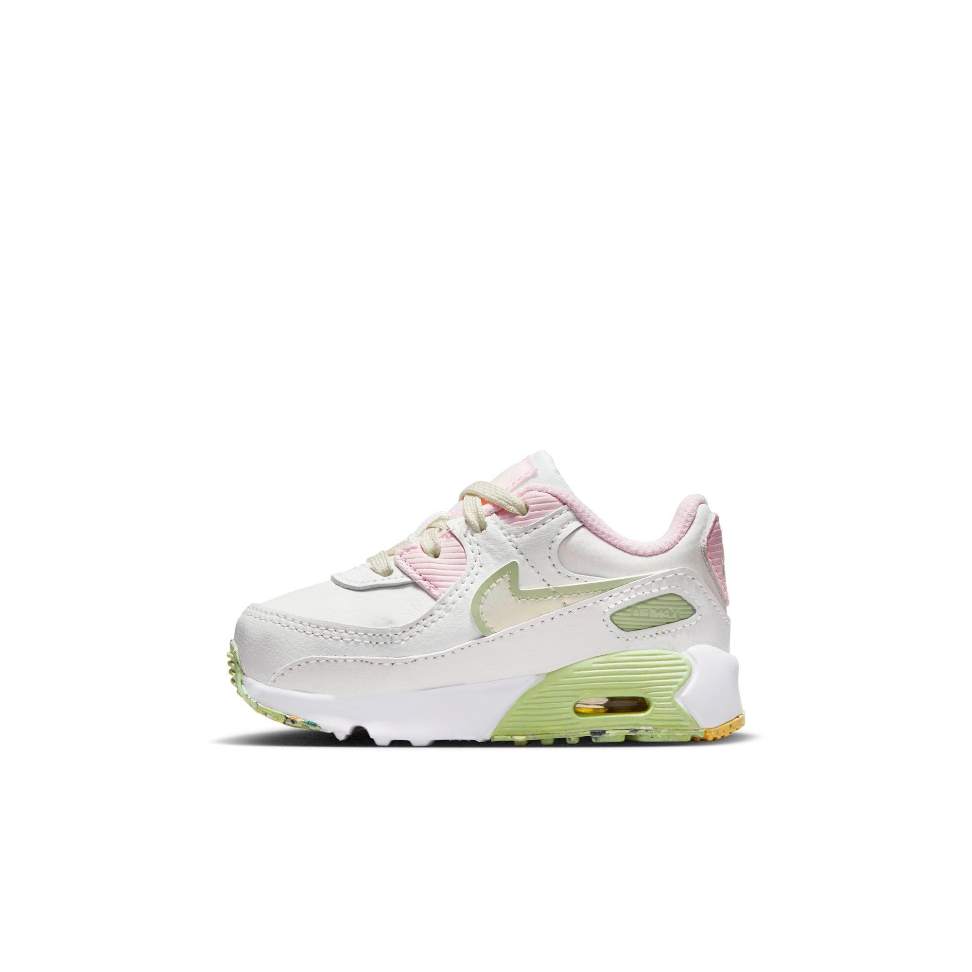 Nike Air Max 90 LTR SE Toddler Girls' Summit White/Coconut Milk/Pink Foam Shoe