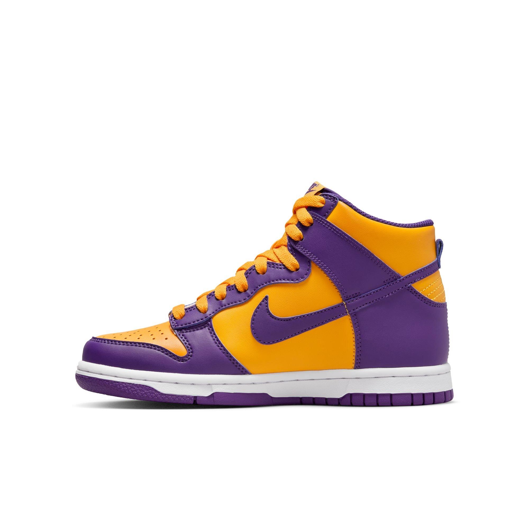 Nike purple and yellow hotsell