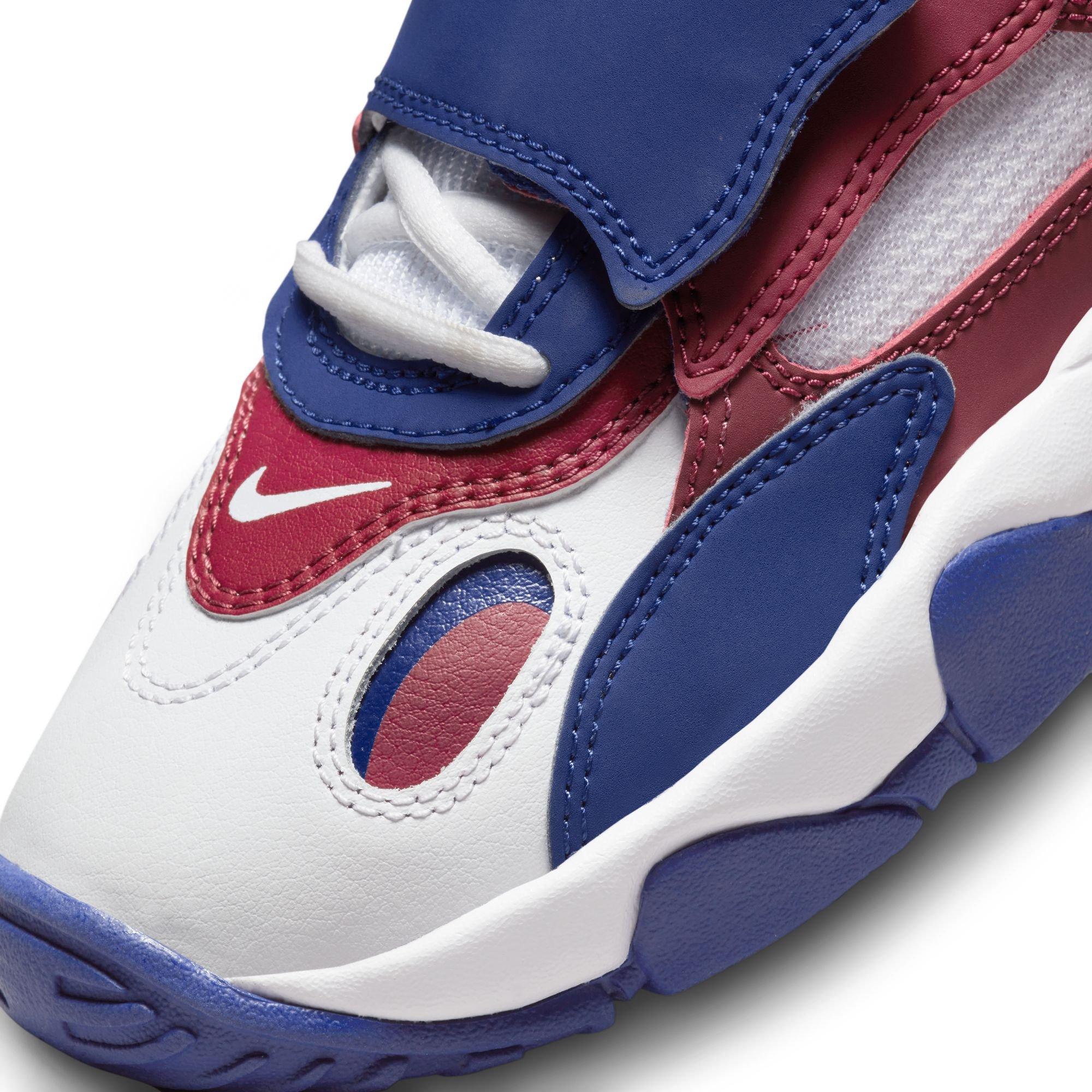Nike Air Speed Turf "White/Team Red/Rush Blue" Grade School Kids' Shoe - WHITE/RED/BLUE Thumbnail View 3