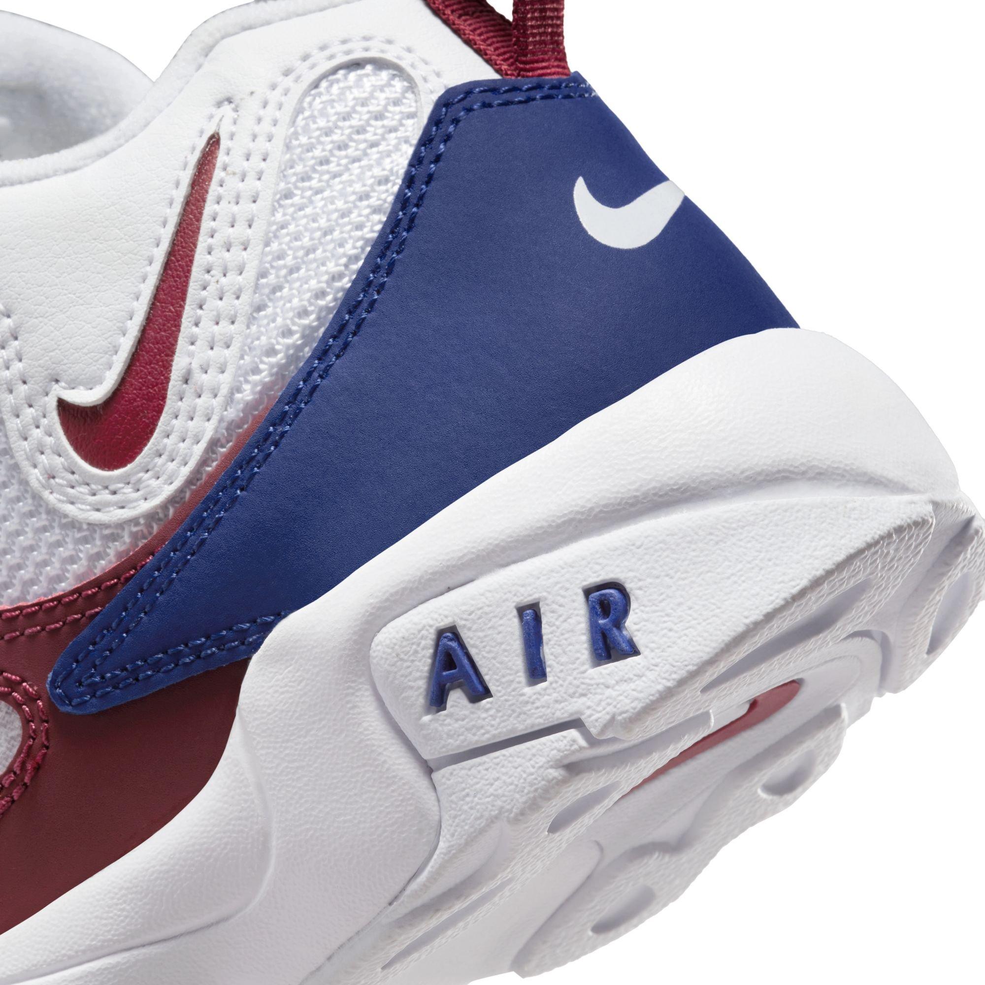 Nike Air Speed Turf "White/Team Red/Rush Blue" Grade School Kids' Shoe - WHITE/RED/BLUE Thumbnail View 4