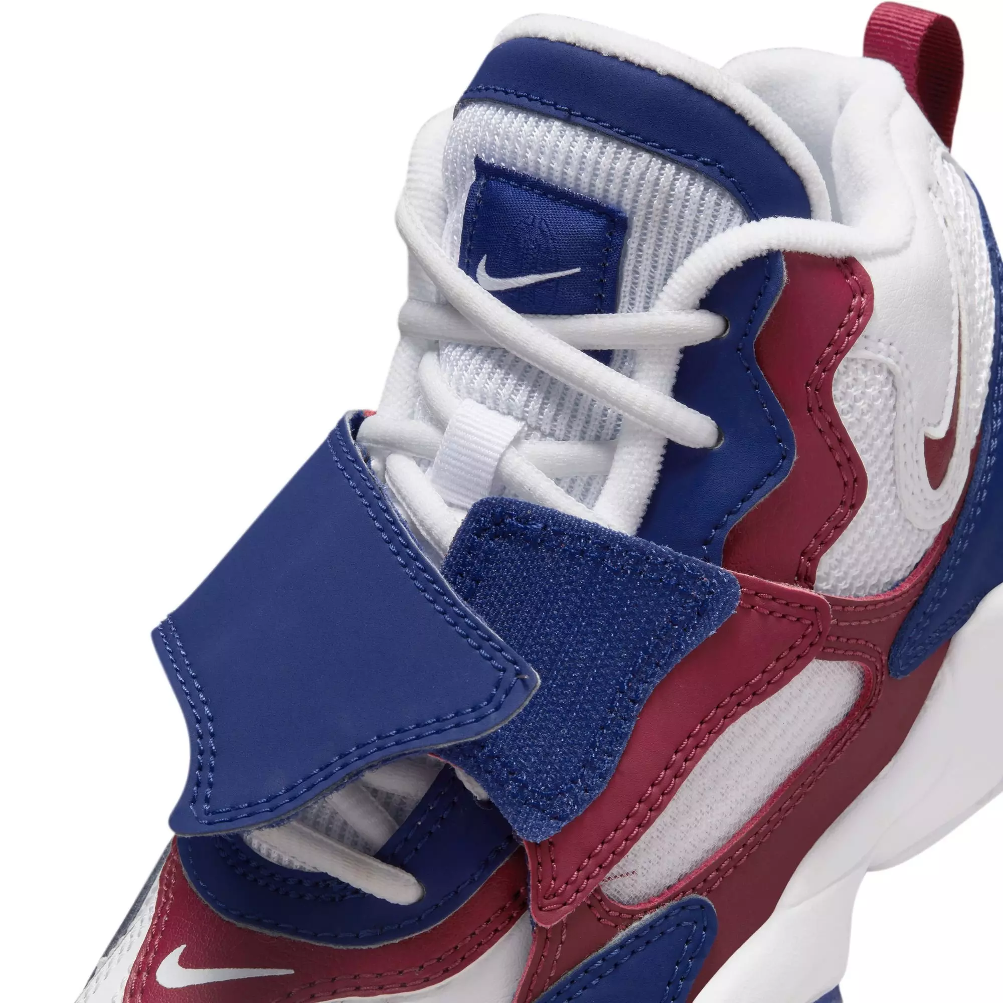 Nike Air Speed Turf "White/Team Red/Rush Blue" Grade School Kids' Shoe - WHITE/RED/BLUE