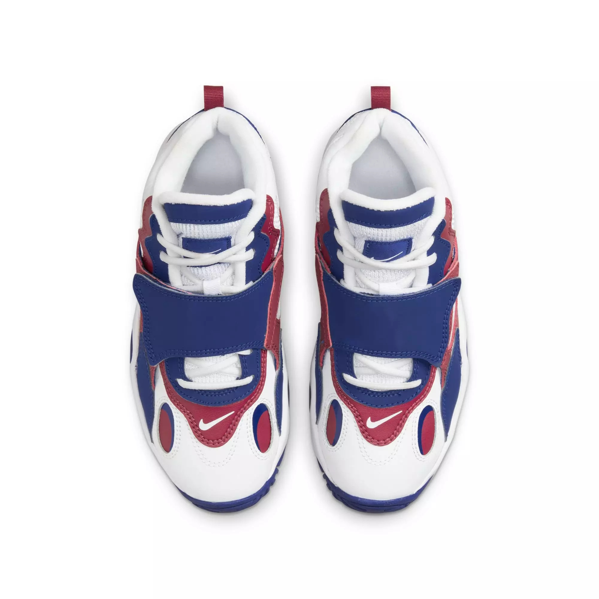 Nike Air Speed Turf "White/Team Red/Rush Blue" Grade School Kids' Shoe - WHITE/RED/BLUE