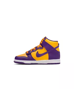 Nike Dunk High Lakers Preschool Lifestyle Shoes Purple Yellow DZ4455-500 –  Shoe Palace