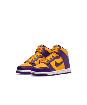 Lakers' Nike Dunk High Set To Release This Month