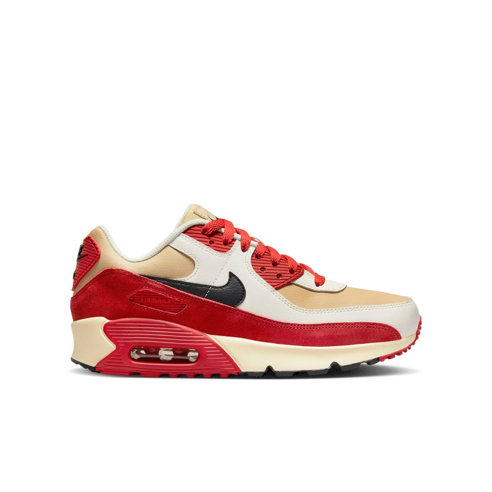 Haven Boekhouding Zonnebrand Nike Air Max 90 LTR "Sesame/Red Clay/Sail" Grade School Boys' Shoe