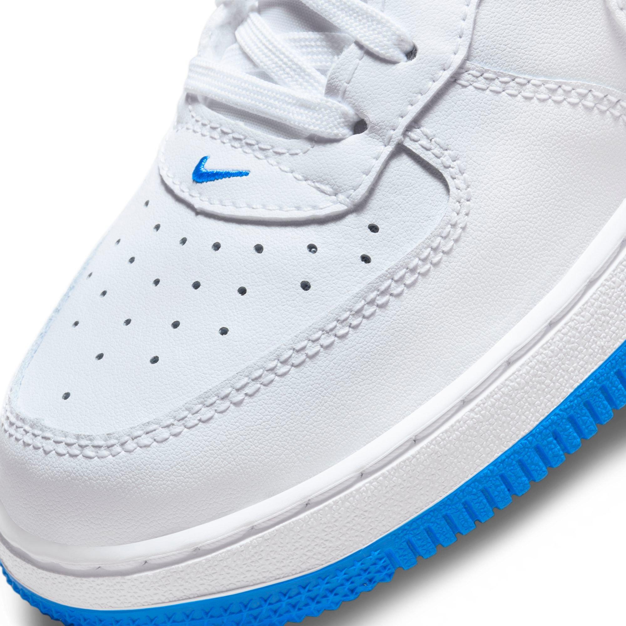 Nike Air Force 1 '07 White/University Blue Men's Shoe - Hibbett
