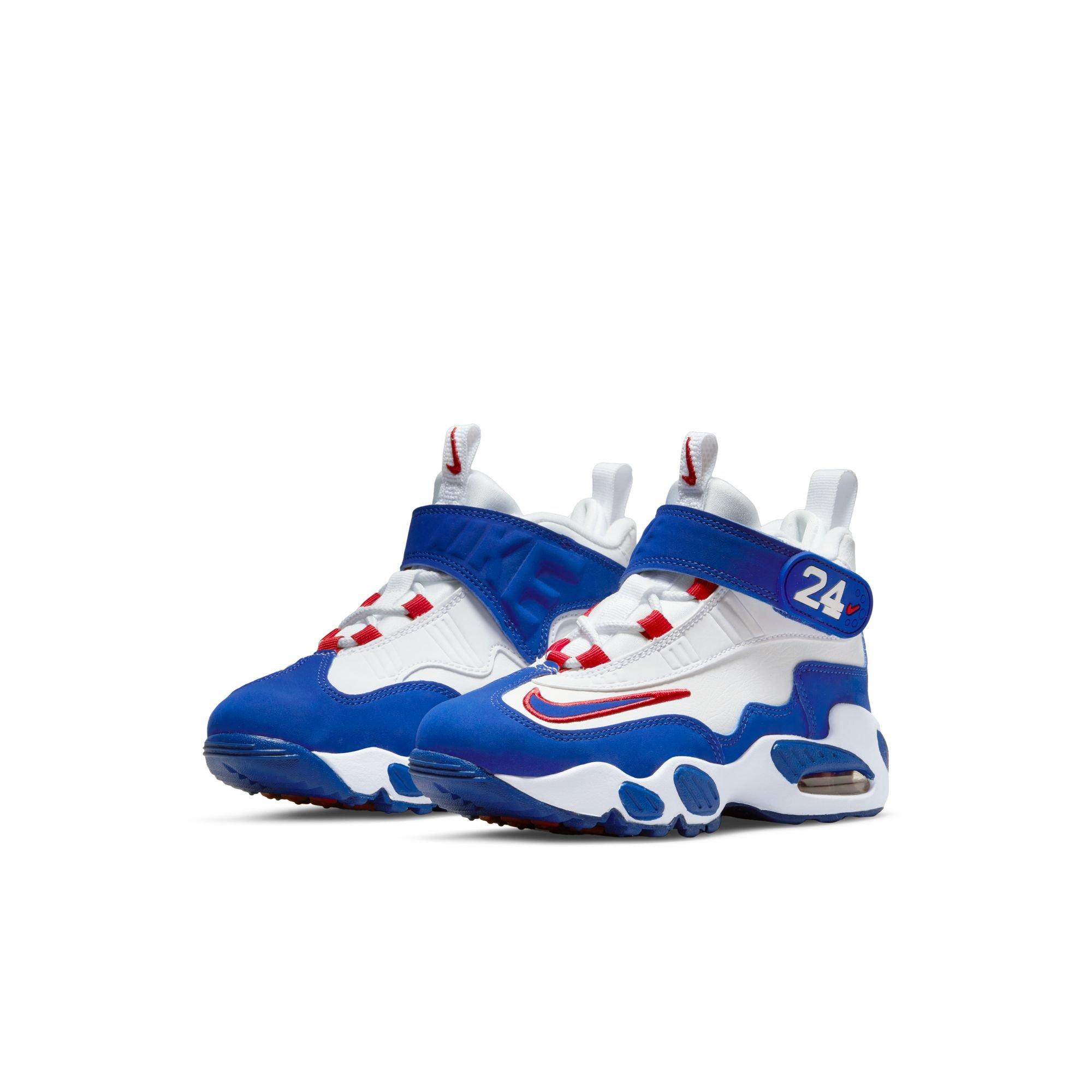 Nike Air Griffey Max 1 (GS) Big Kids' Shoes White-Gym Red-Old Royal