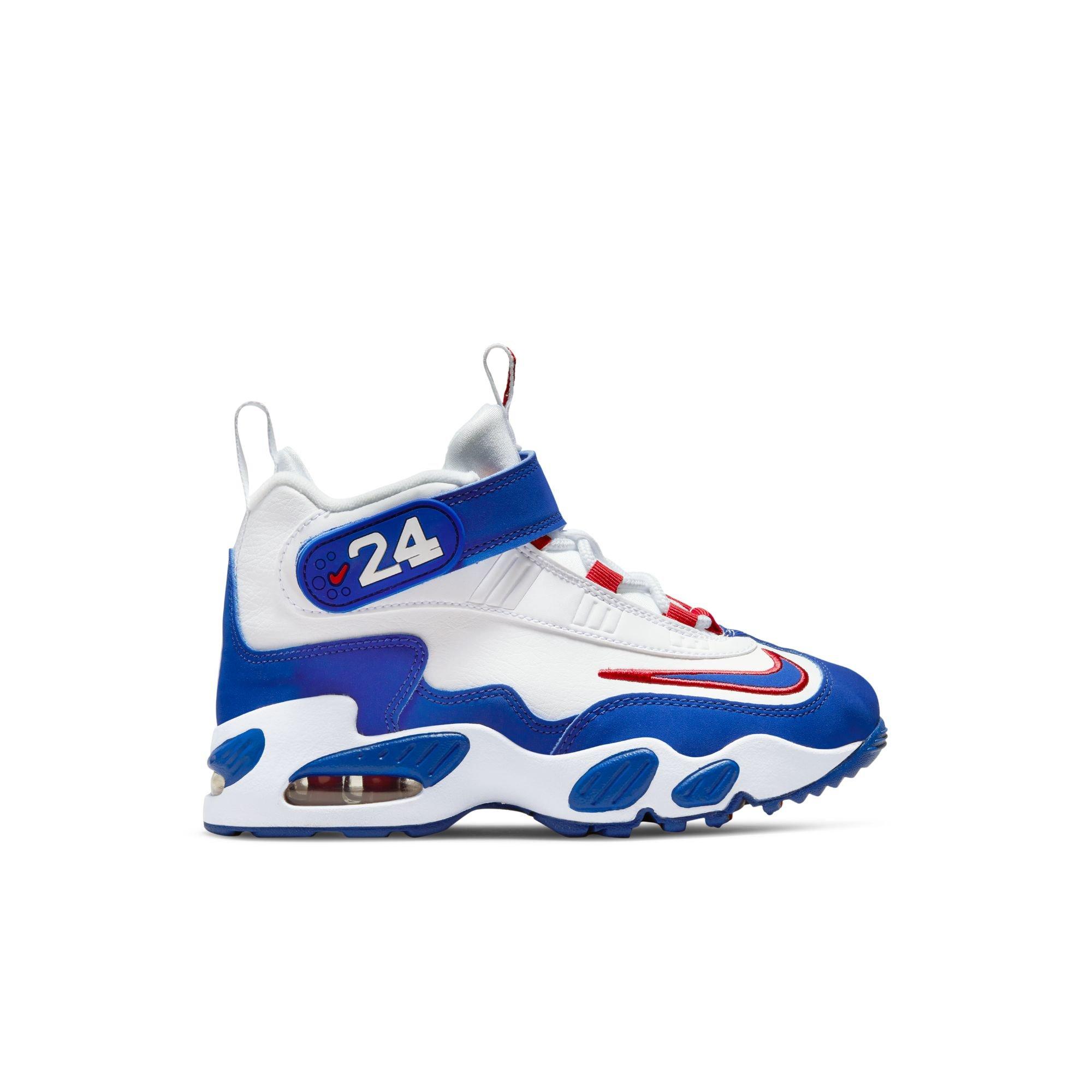 Nike Air Griffey Max 1 "White/Old Royal/Gym Red" Preschool Kids' Shoe