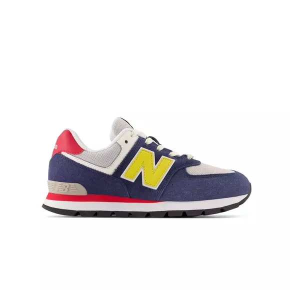 patroon bereik heerser New Balance 574 Rugged "Navy/Red/Yellow" Grade School Boys' Shoe