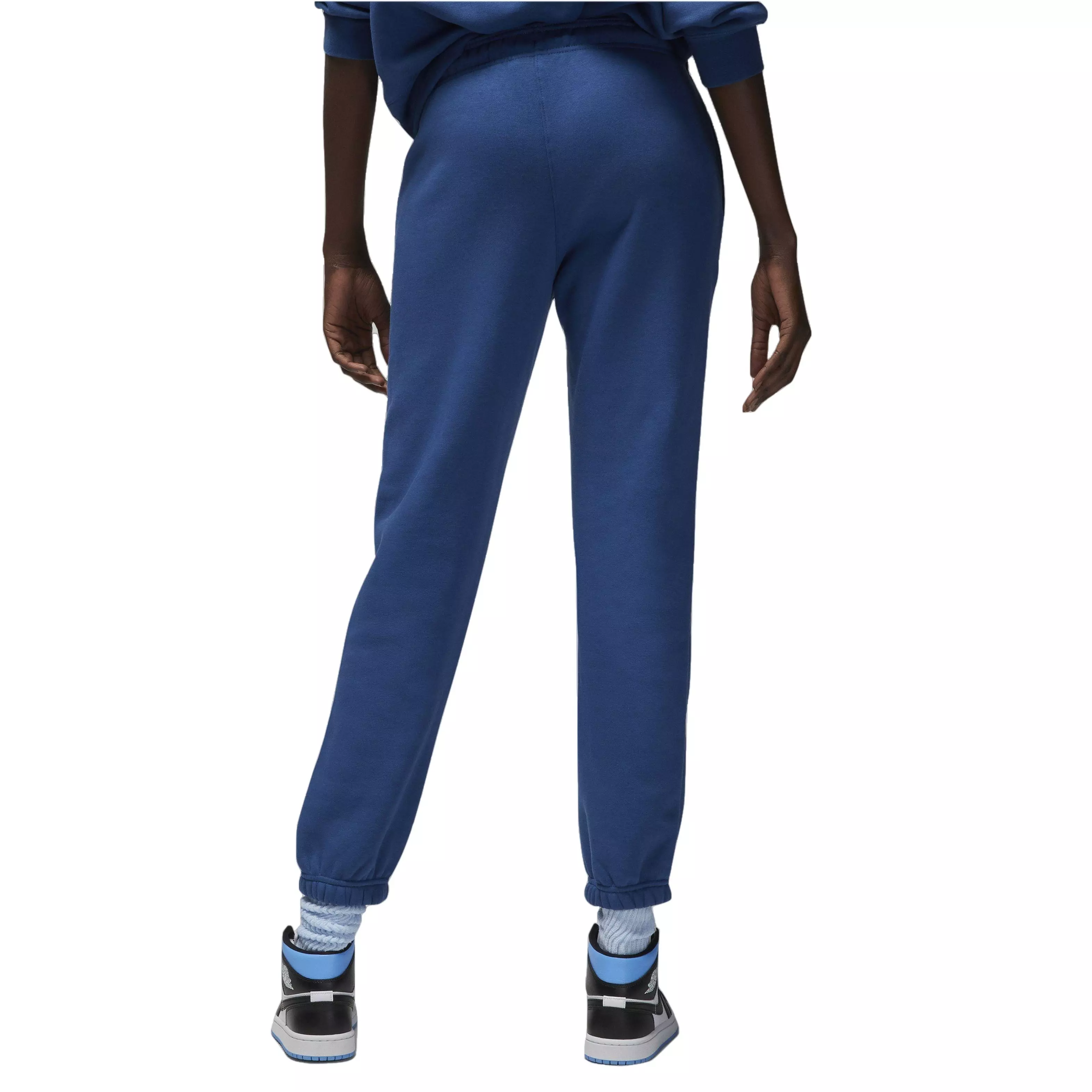Jordan Women's Brooklyn Fleece Pants-Blue - BLUE