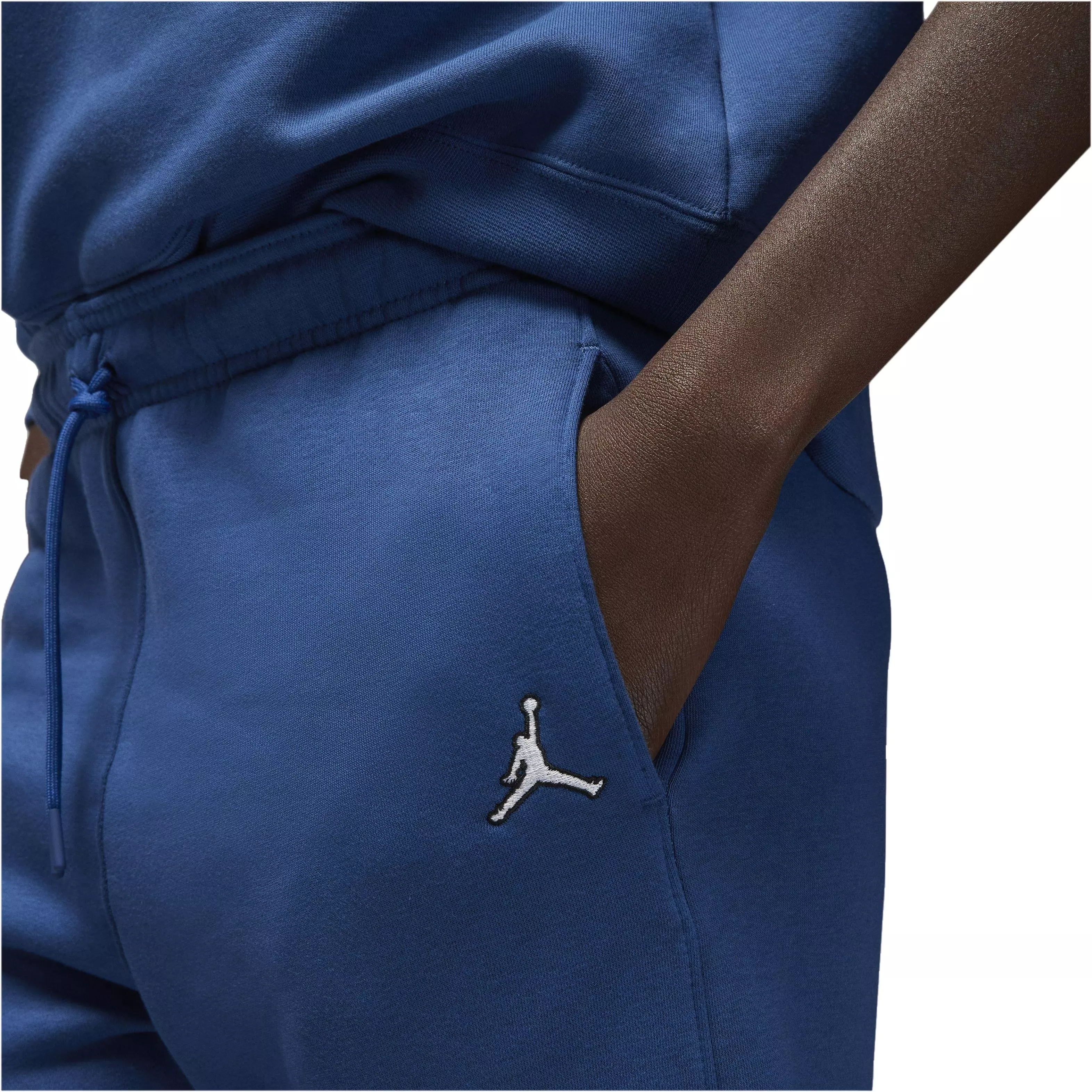 Jordan Women's Brooklyn Fleece Pants-Blue - BLUE