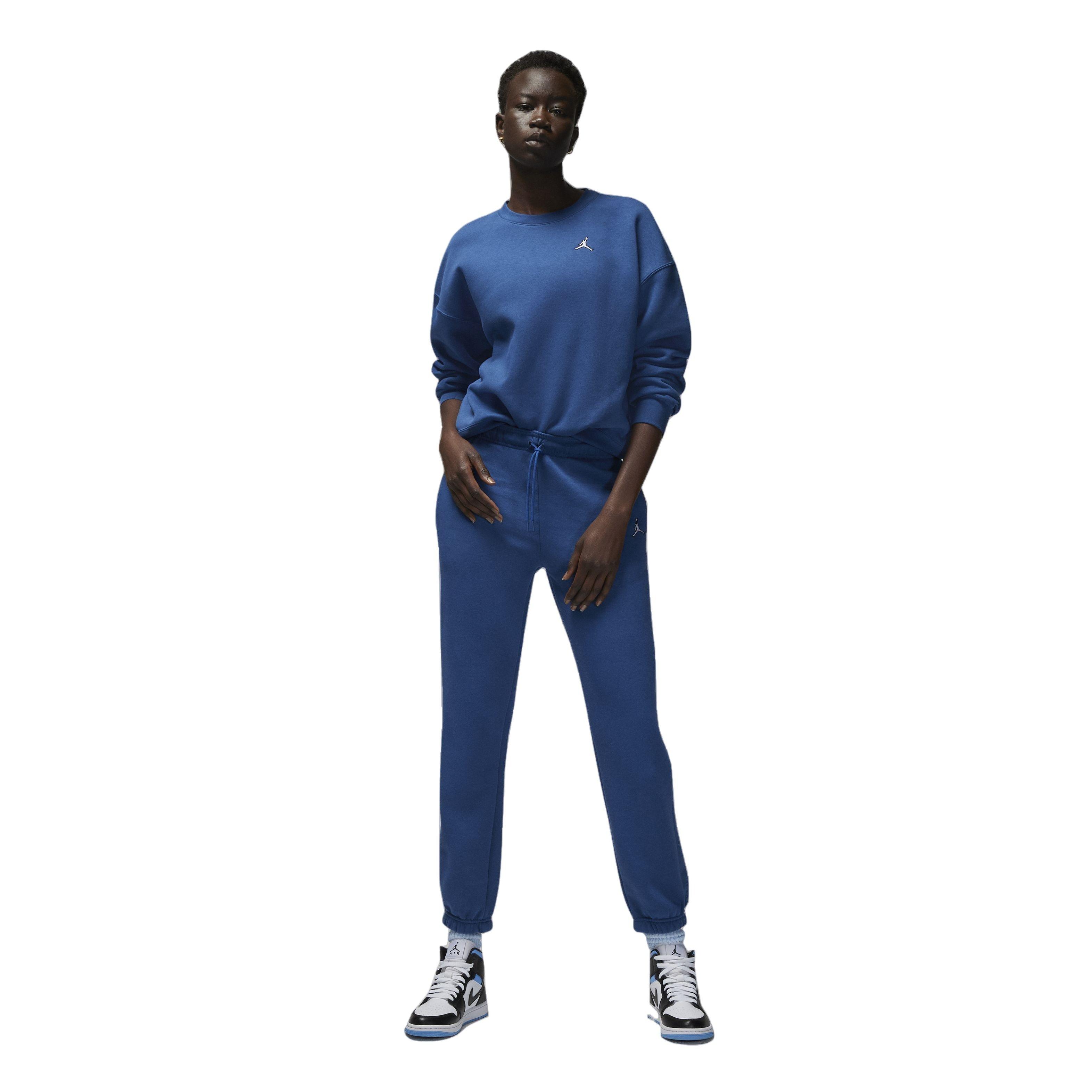 Jordan Women's Brooklyn Fleece Pants-Blue - BLUE Thumbnail View 5