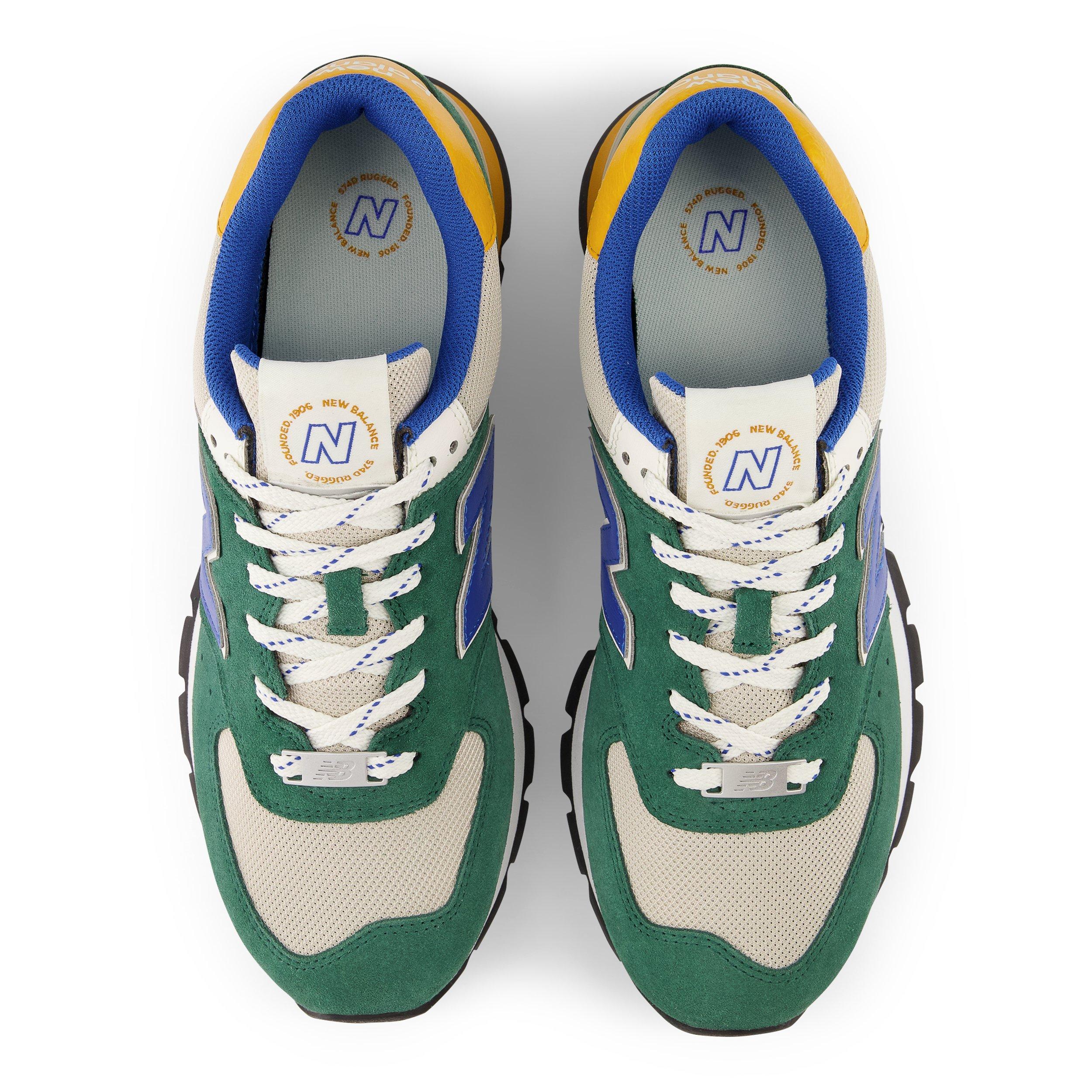 Green and navy blue hotsell new balance