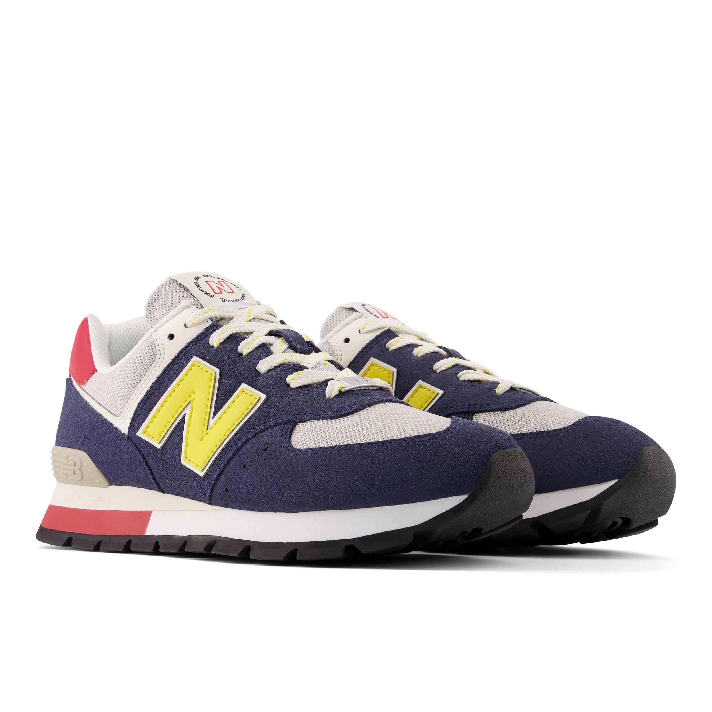 Cromático Antología Cálculo New Balance 574 Rugged "Navy/Red/Yellow" Men's Shoe