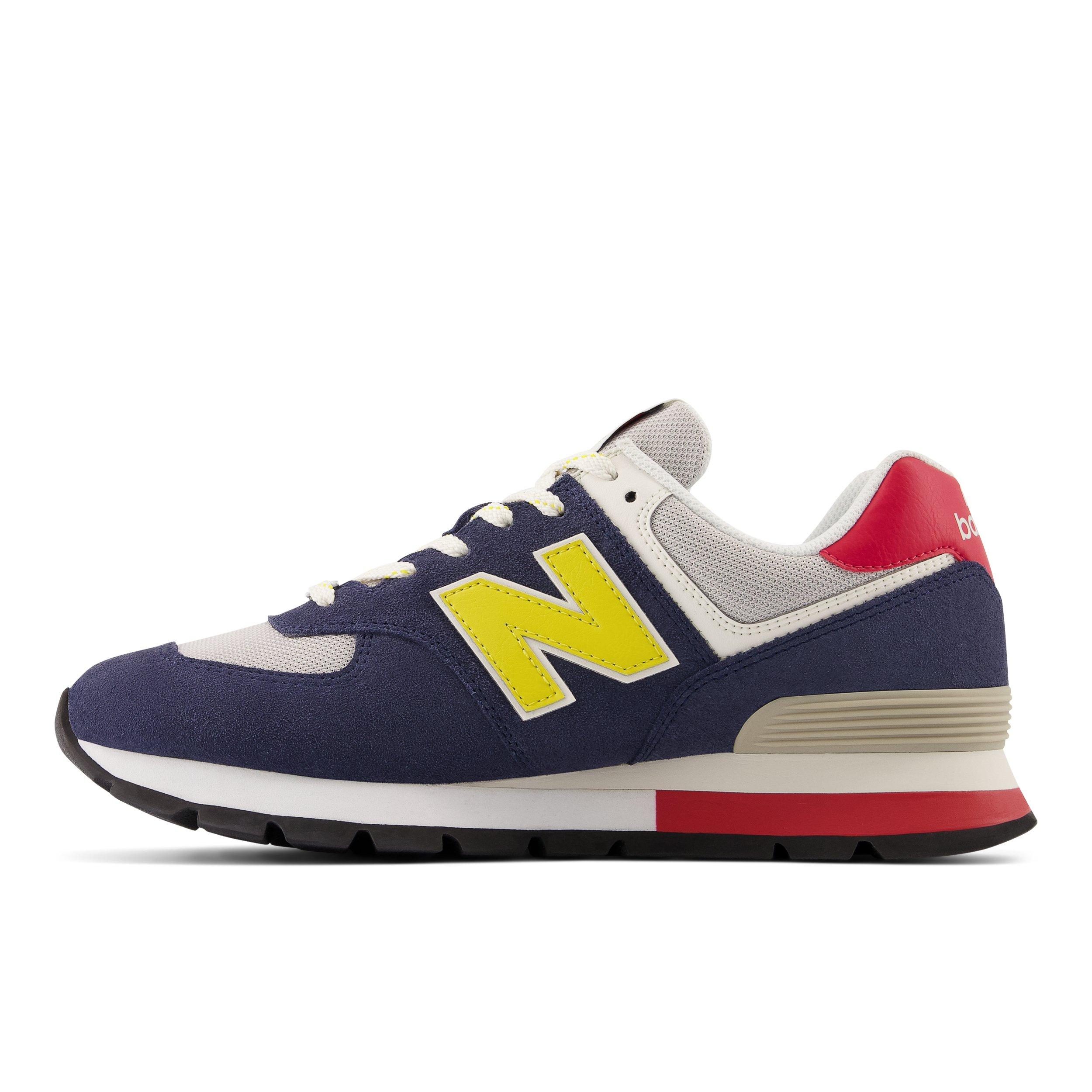 Renunciar agudo Pagar tributo New Balance 574 Rugged "Navy/Red/Yellow" Men's Shoe