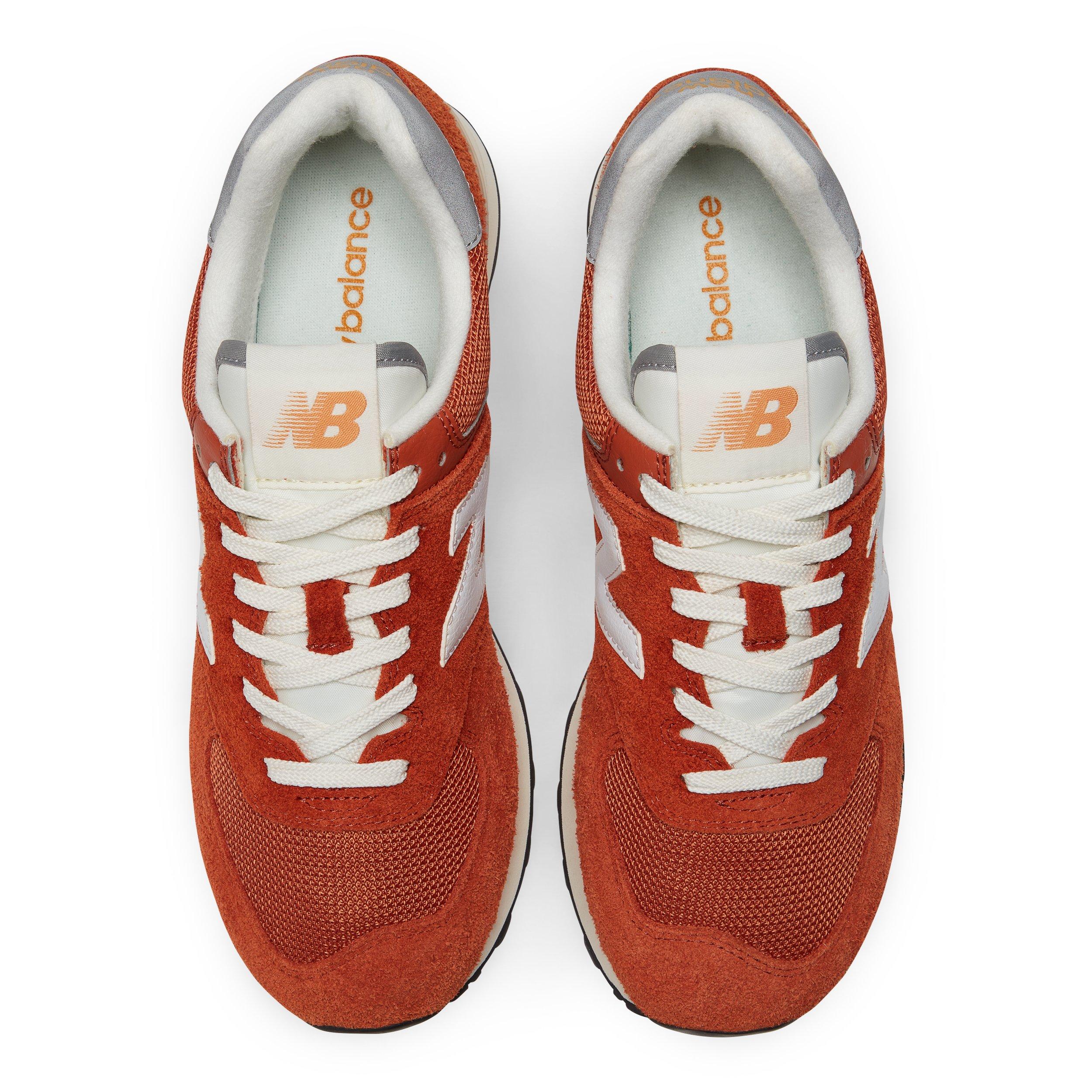 New Balance Men's 574 - Bone / Orange