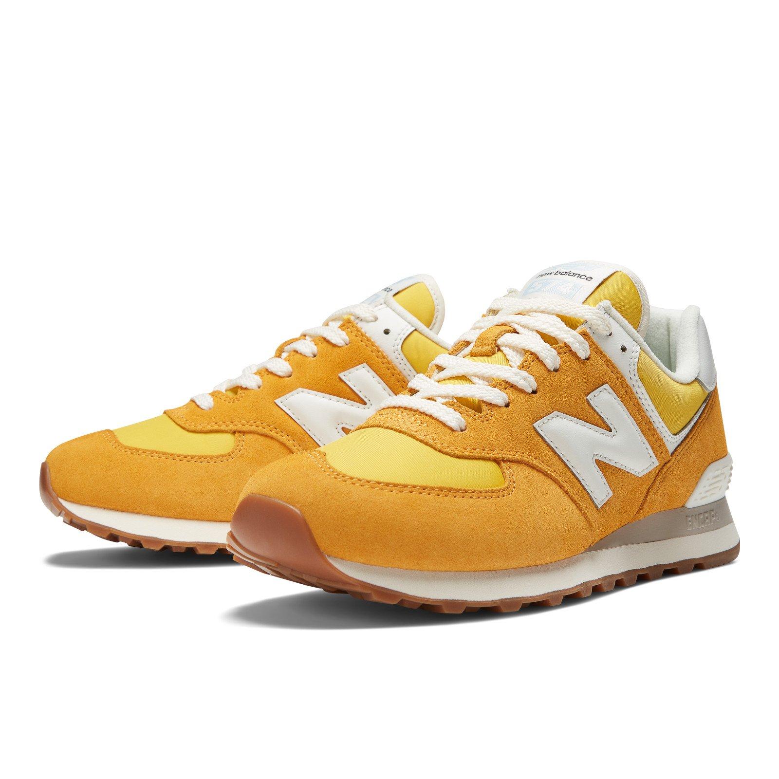 new balance 574 yellow womens