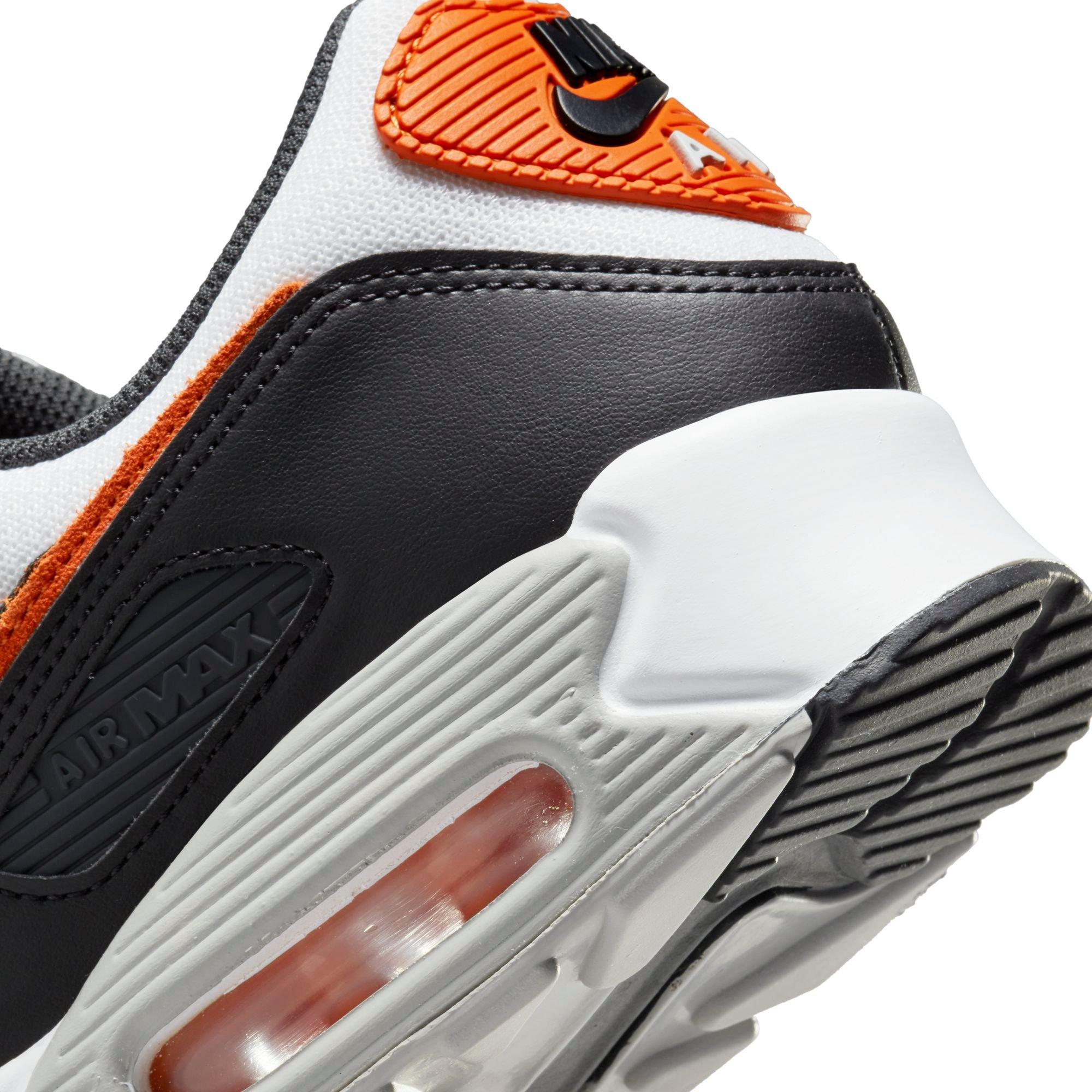 Arriesgado Independientemente vender Nike Air Max 90 "White/Starfish/Black/Light Smoke Grey" Men's Shoe