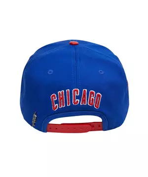 Chicago Cubs Pro Standard Logo Snapback Hat - White/Royal