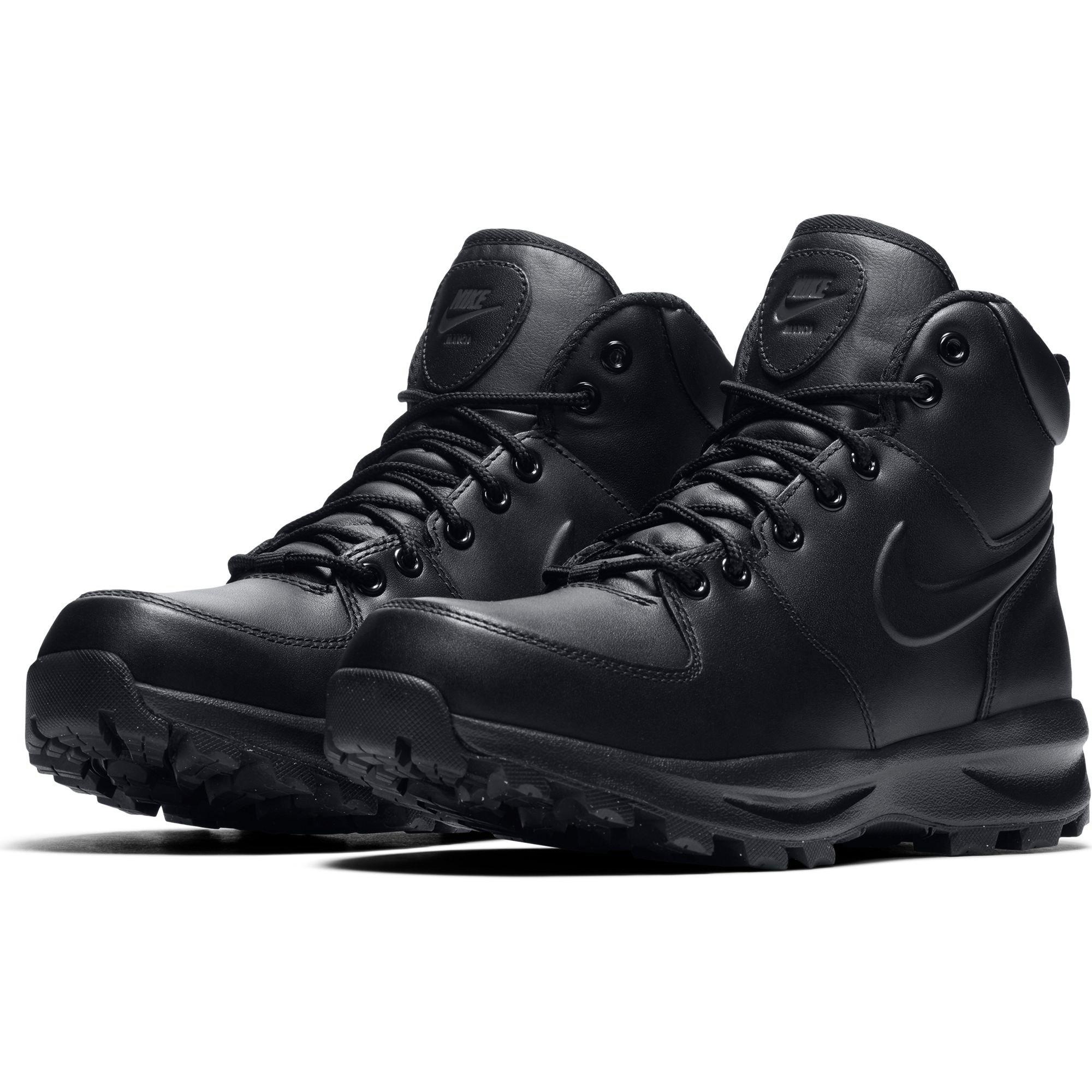 Manoa Leather "Black" Men's Boot