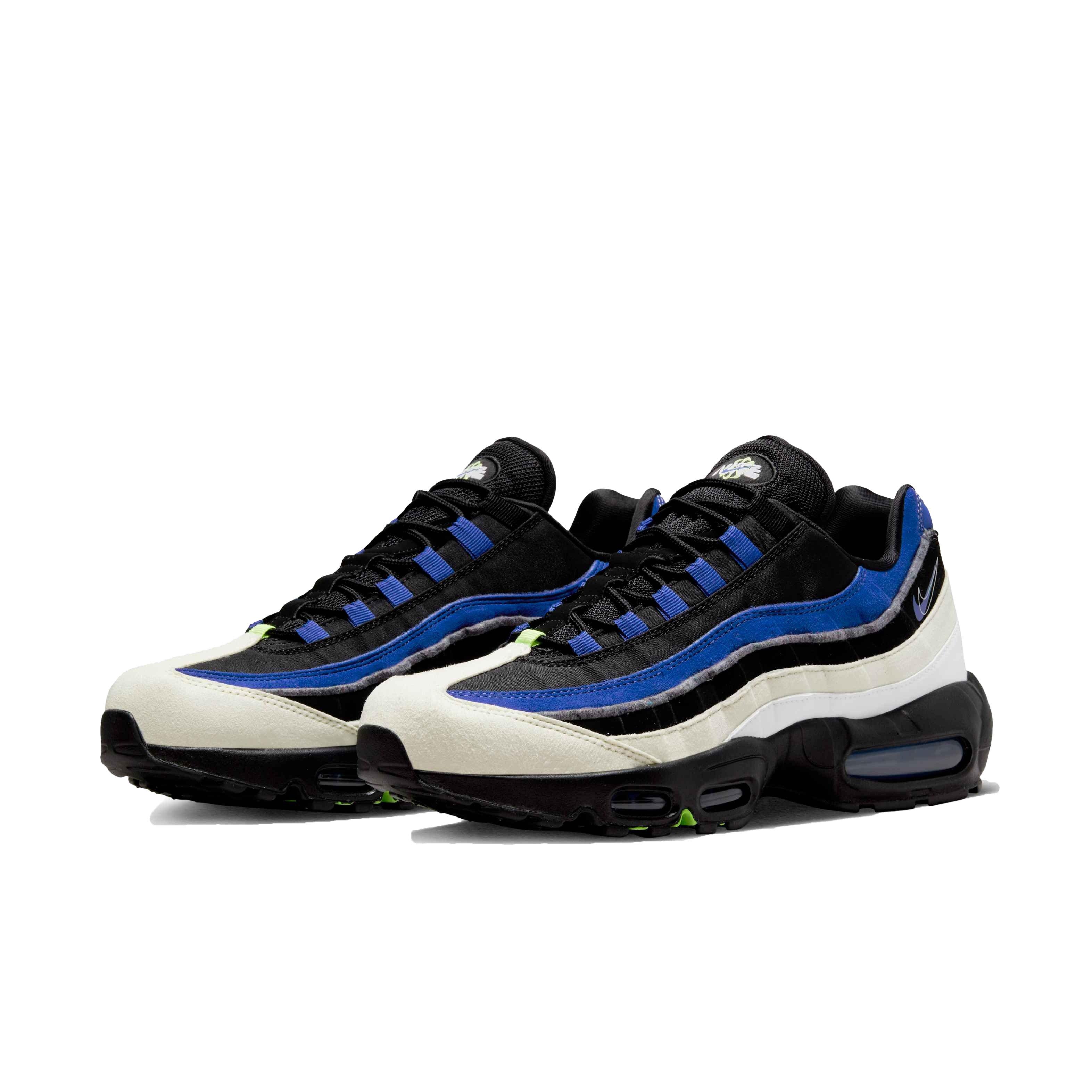 Nike Air Max 95 SE Men's "Black/White/Game Royal/Sail" Shoe