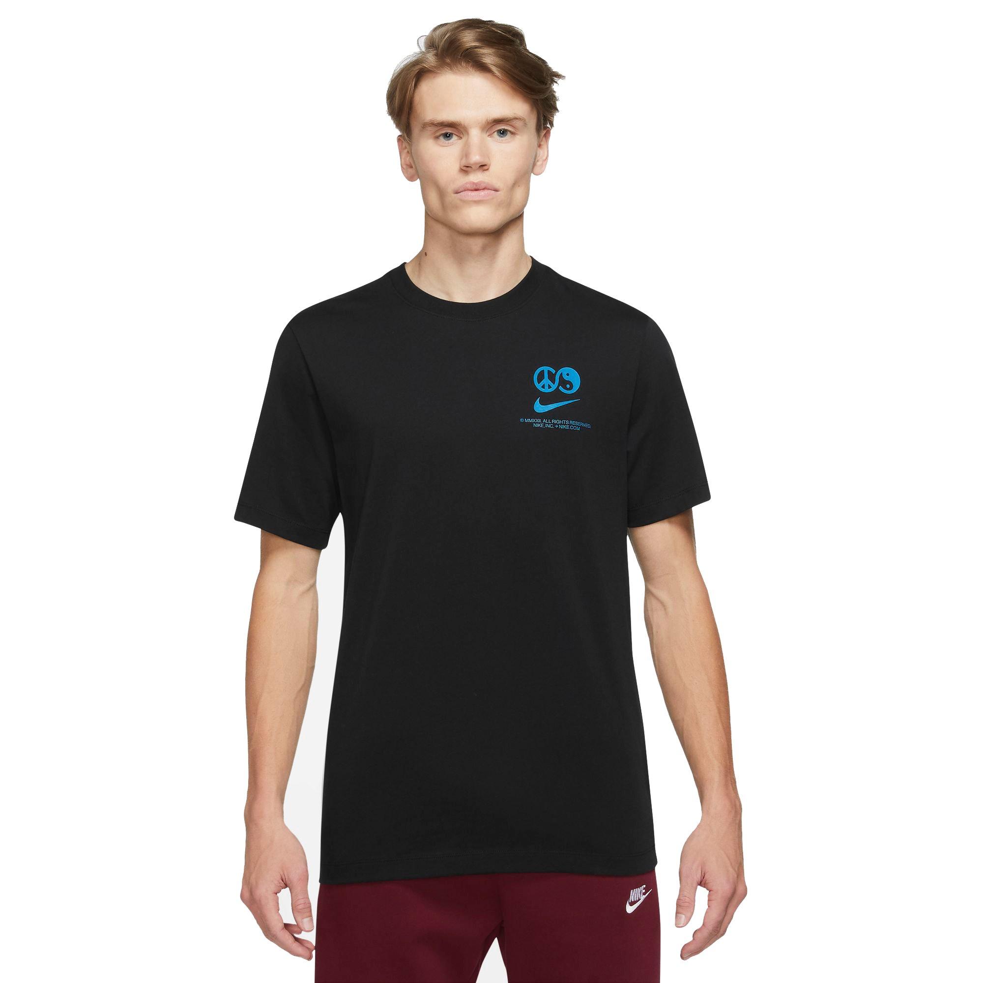 Nike Men\'s Sportswear Heatwave Graphics TeeBlack View 1