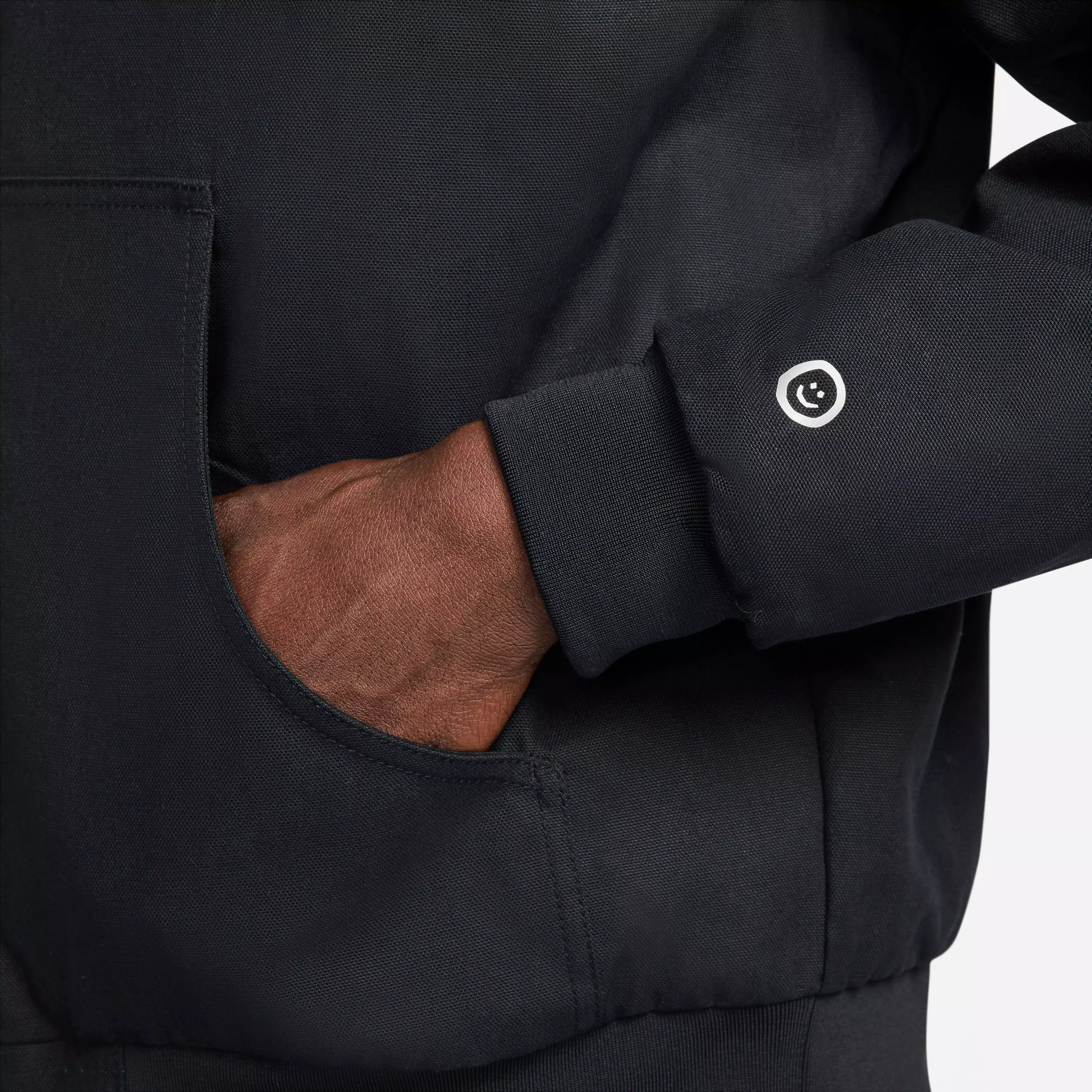 Nike Men's Sportswear Have A Nike Day Full-Zip Hooded Jacket-Black/White - BLACK/WHITE