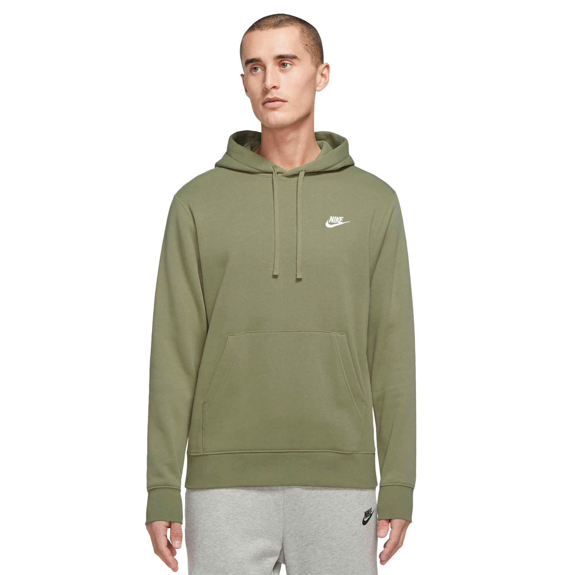 Nike Sportswear Club Fleece Men's Graphic Pullover Hoodie (Light Green  Spark/Light Green Spark, X-Small)