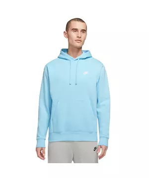 Nike, Shirts, Nike Sportswear Club Fleece Tracksuit 2 Piece Hoodie Jogger  Blue White Large