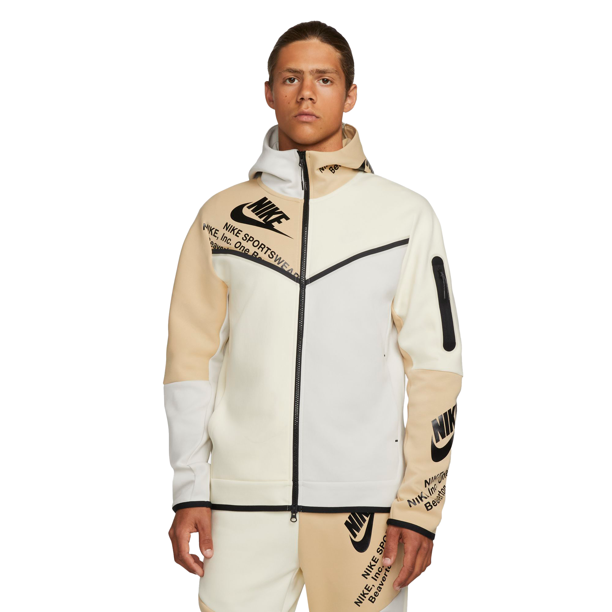 Nike Sportswear Tech Fleece Graphic Full-Zip Hoodie - Men's