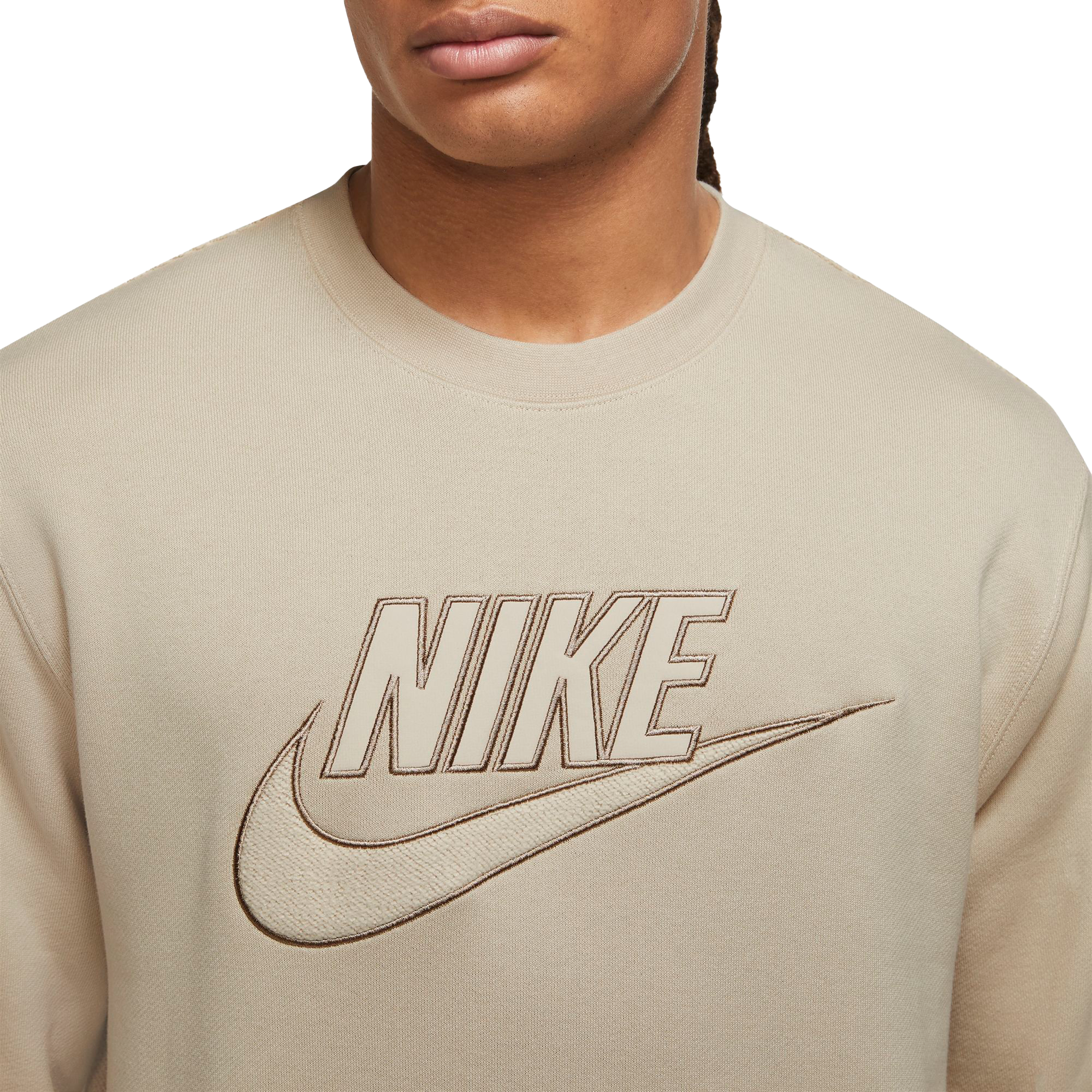 Nike Men's Sportswear Club Holiday Fleece Crew - Hibbett