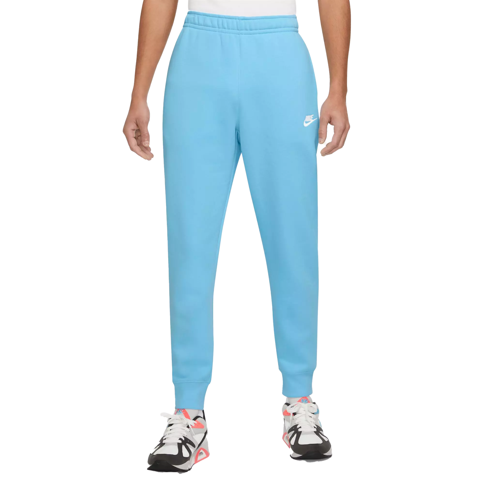 Nike Men's Sportswear Club Fleece Joggers-Blue - Hibbett