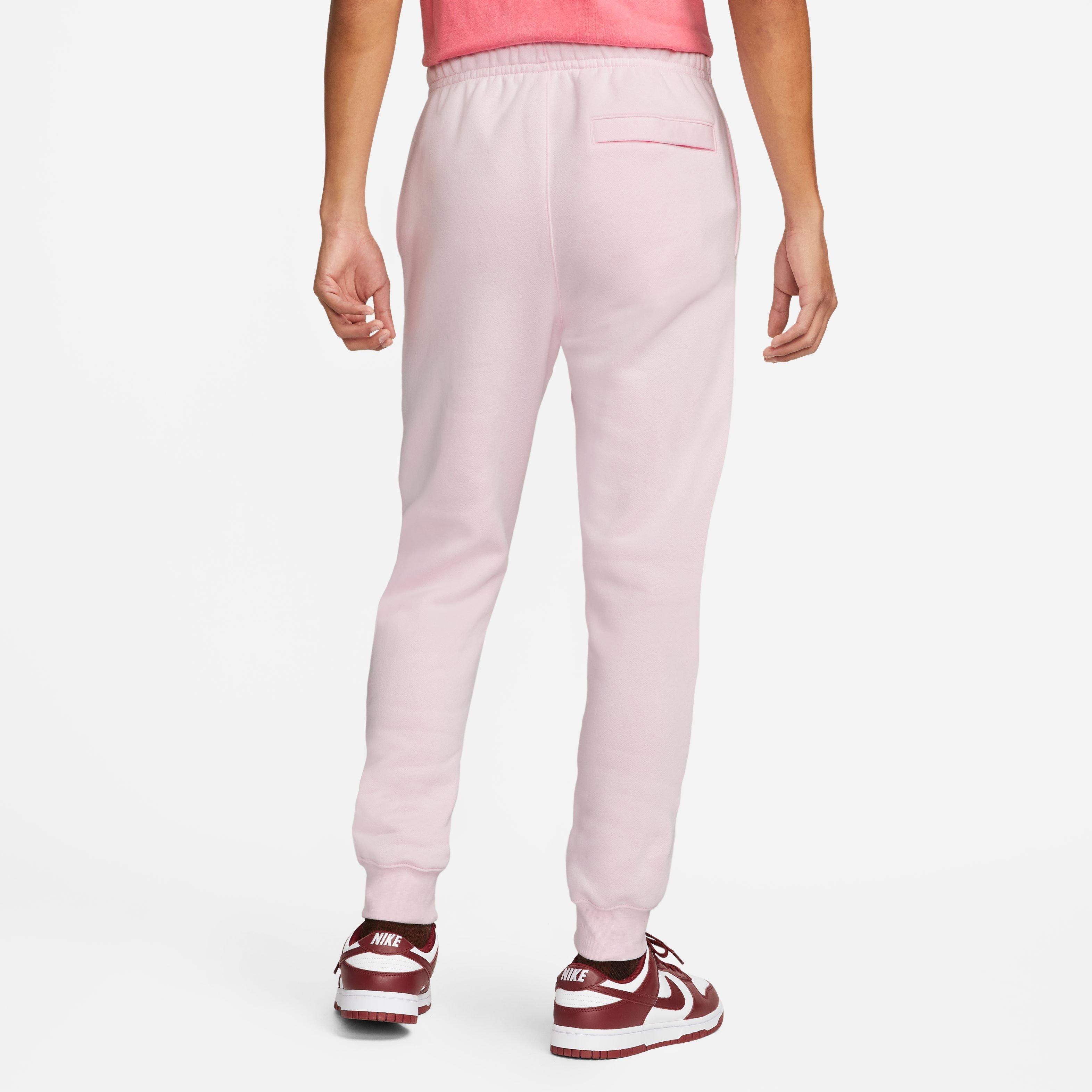 Nike Men's Sportswear Club Fleece Joggers-Pink
