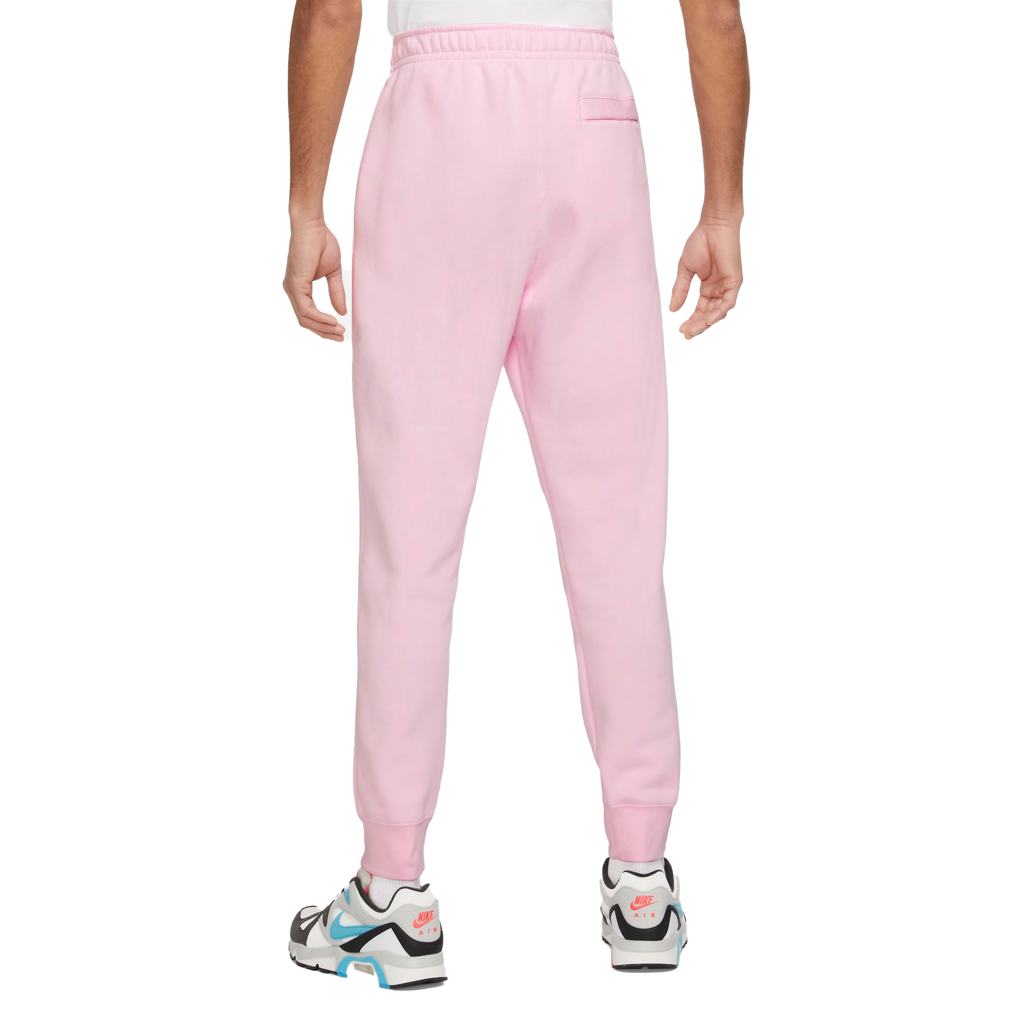 Nike Men's Sportswear Club Fleece Joggers-Pink