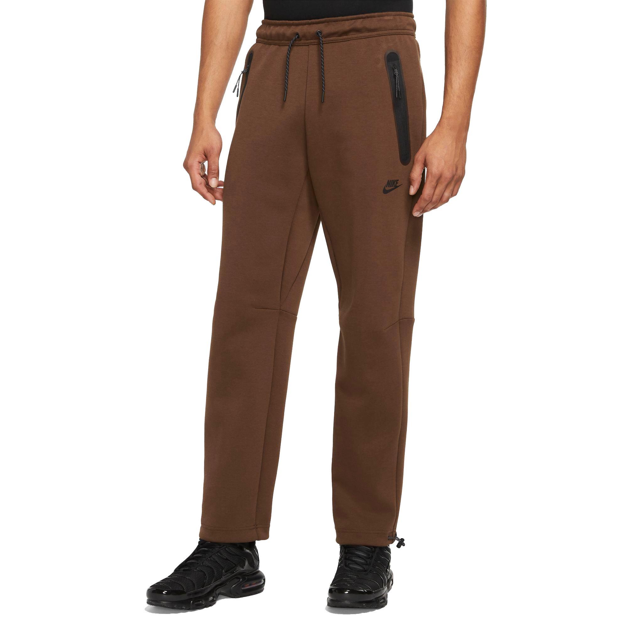 Nike Men's Sportswear Tech Fleece Pants-Brown - Hibbett