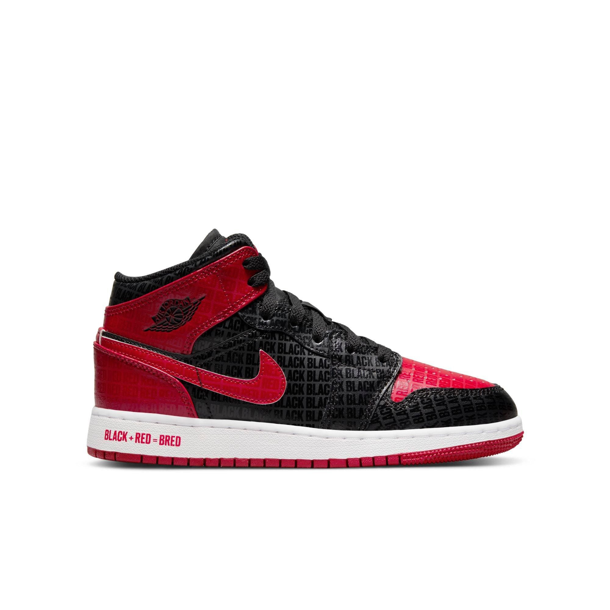 gym red jordan 1 grade school