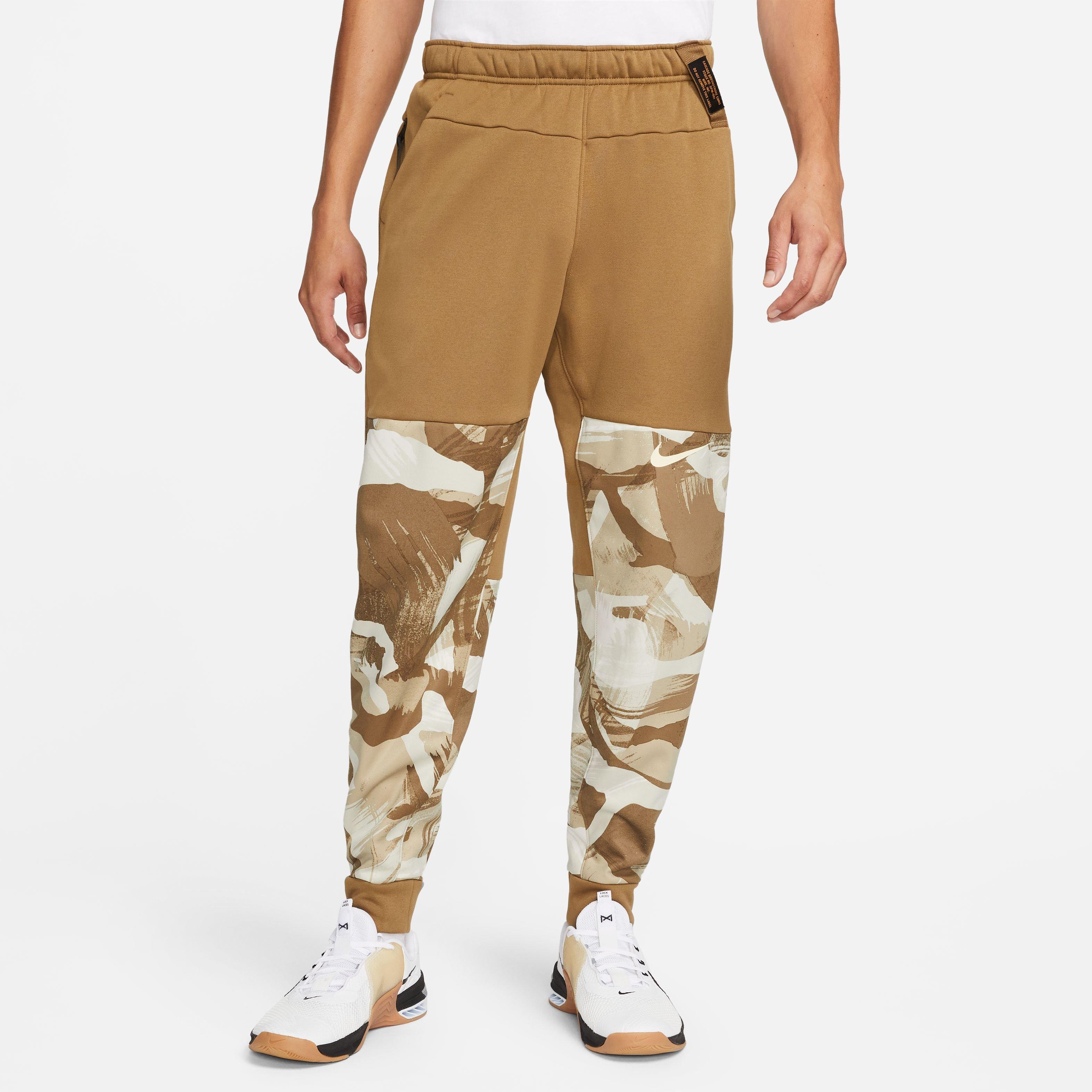 Men's tapered cheap camo training pants