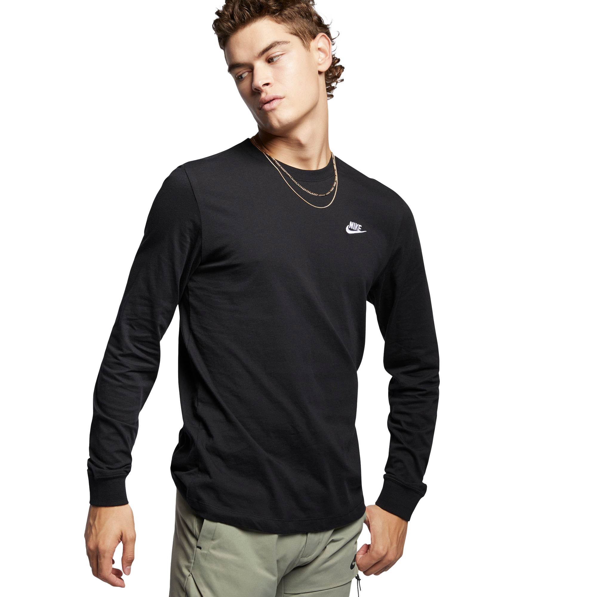 Nike club hot sale long sleeve