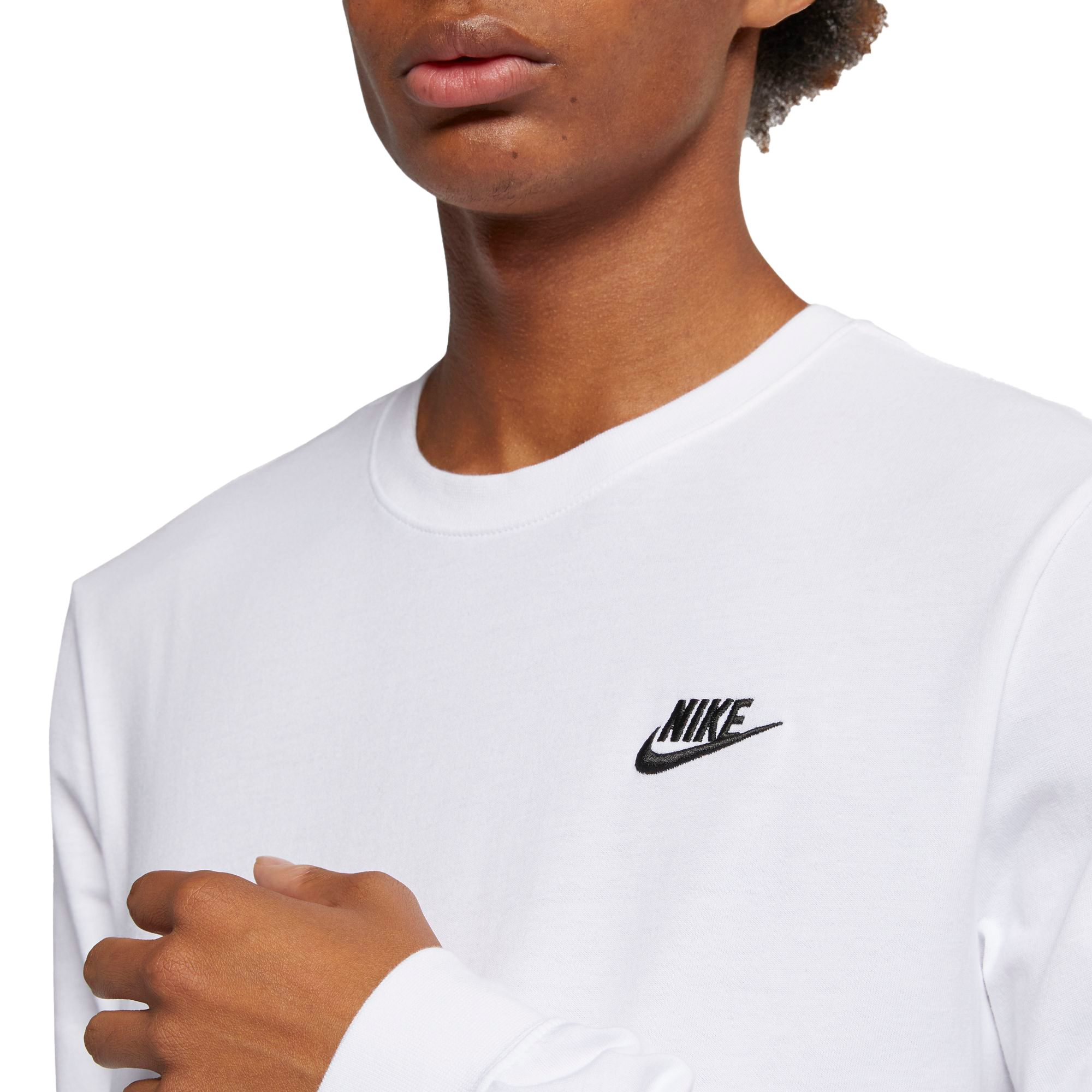 Gedeeltelijk tragedie Rust uit Nike Men's Sportswear Long-Sleeve Tee-White